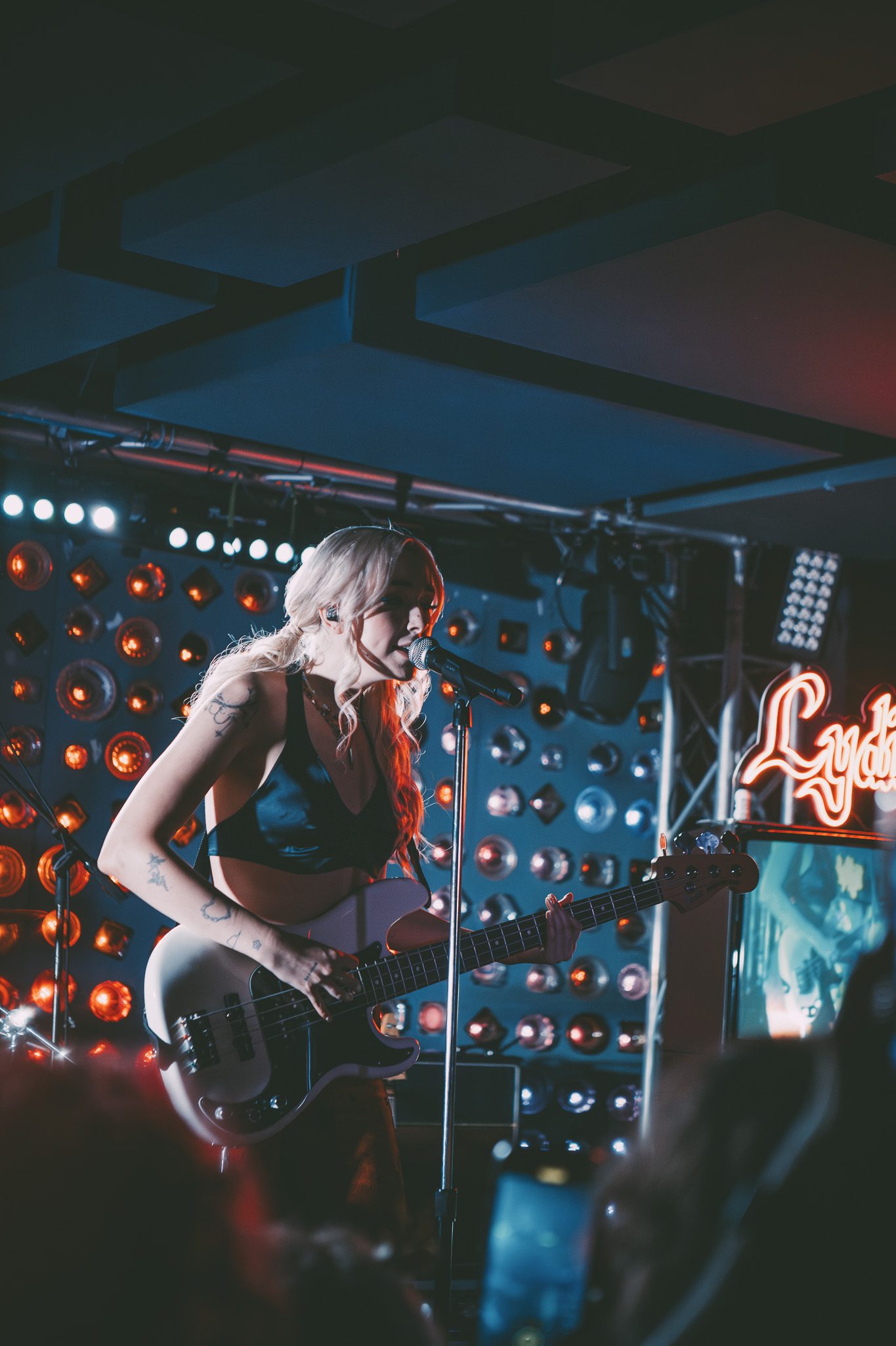 Lydia Night live at Baby's All Right for sold-out performance of 'Parody of Pleasure'