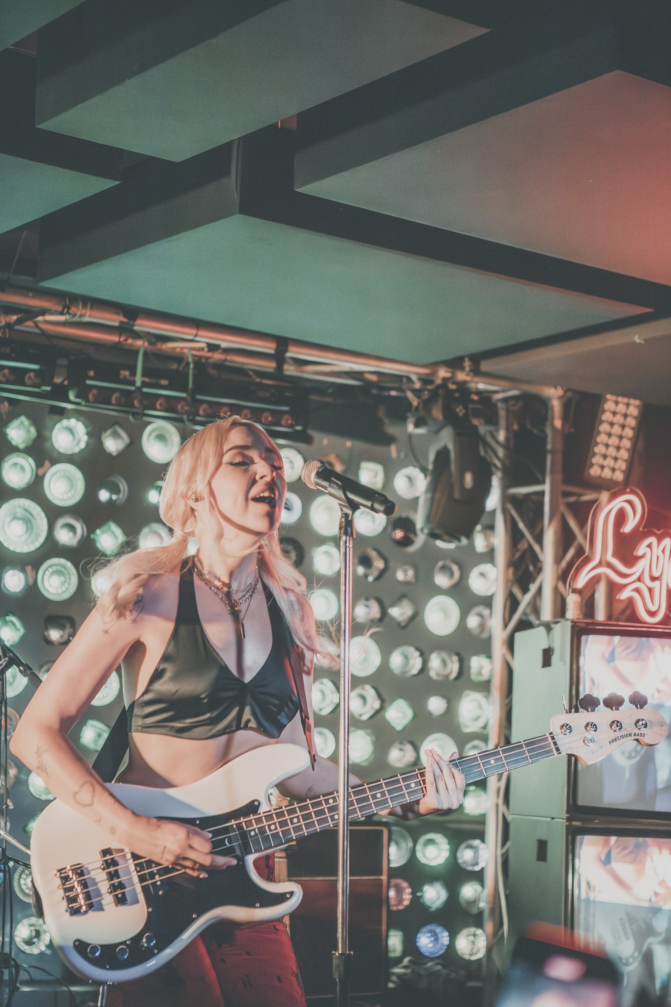 Lydia Night live at Baby's All Right for sold-out performance of 'Parody of Pleasure'