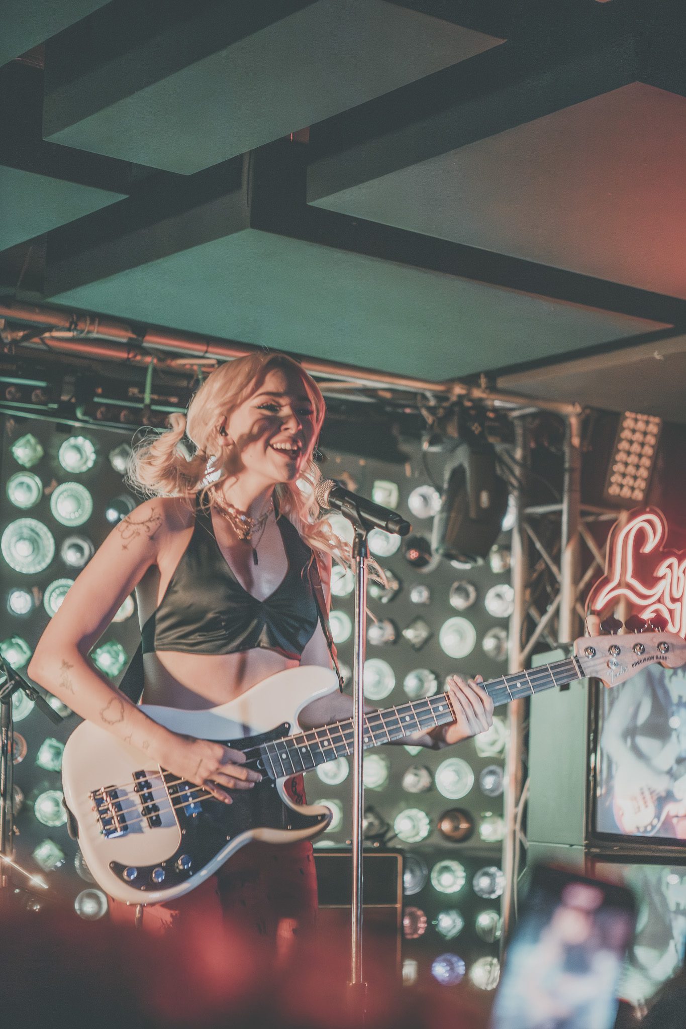 Lydia Night live at Baby's All Right for sold-out performance of 'Parody of Pleasure'