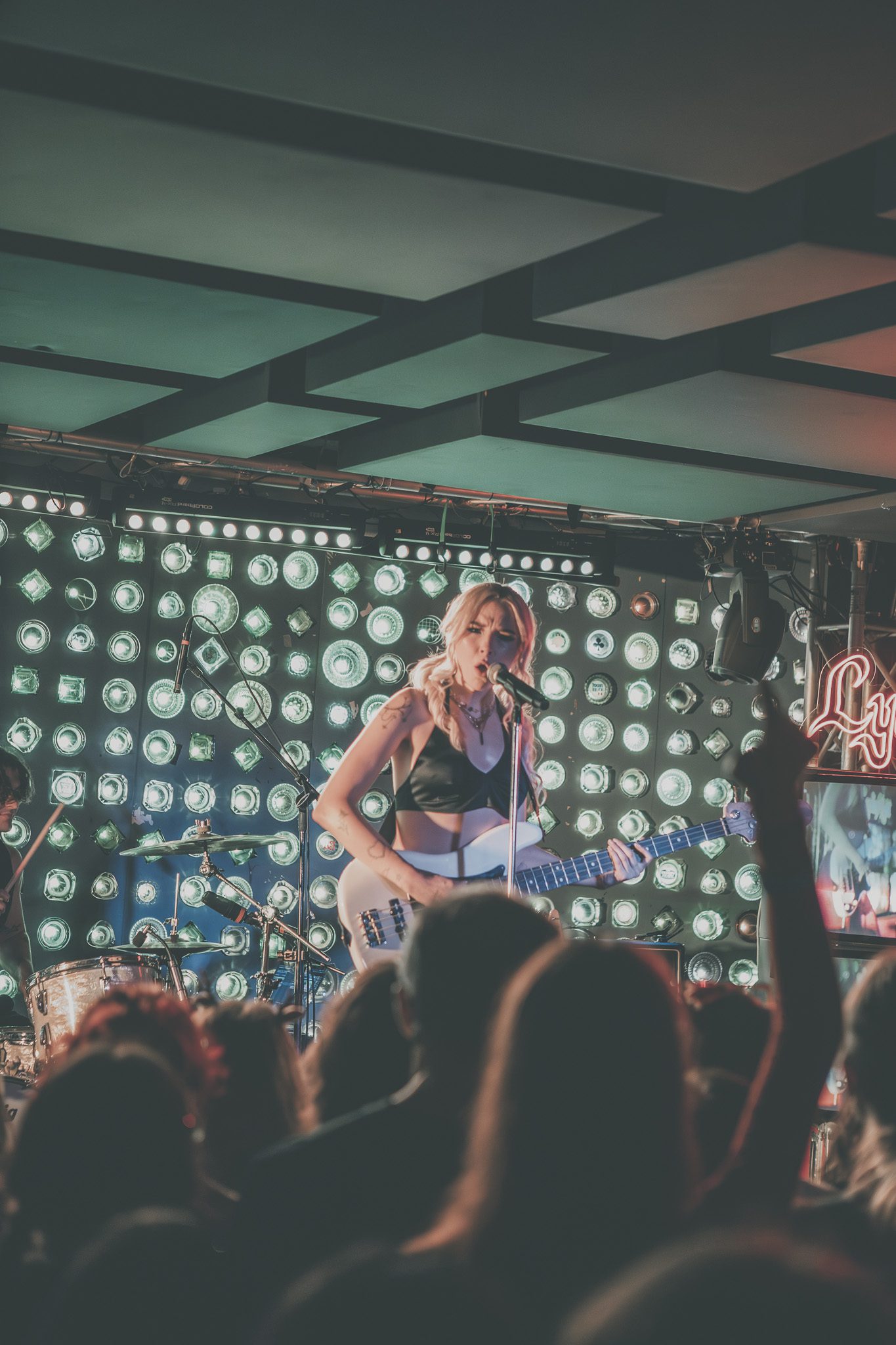Lydia Night live at Baby's All Right for sold-out performance of 'Parody of Pleasure'