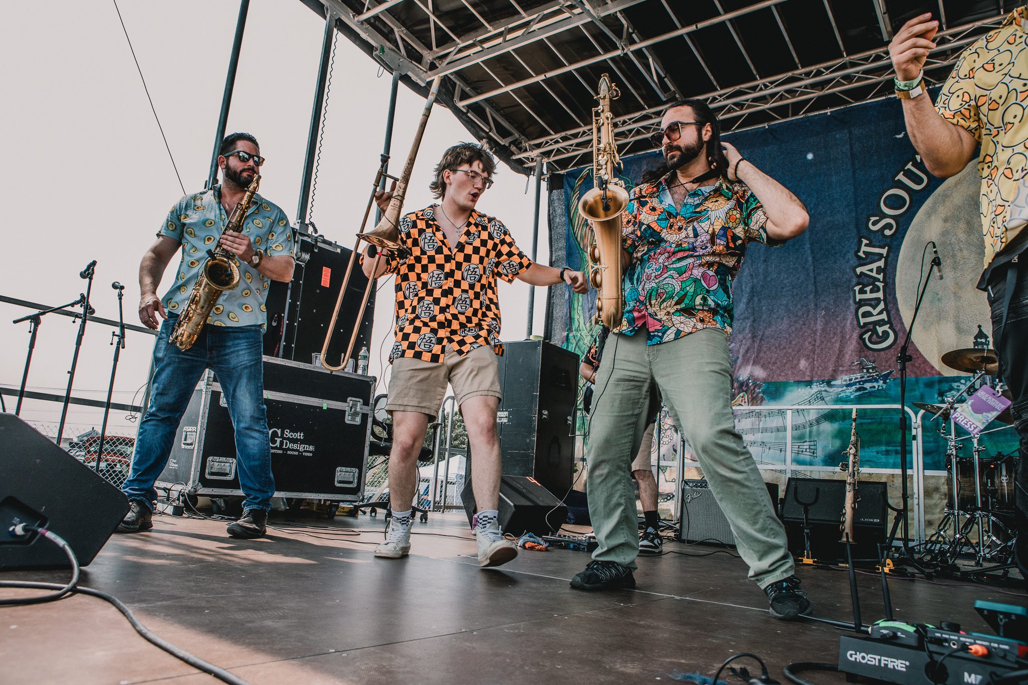 Circus Mind live at Great South Bay Music Festival in Patchogue, Long Island