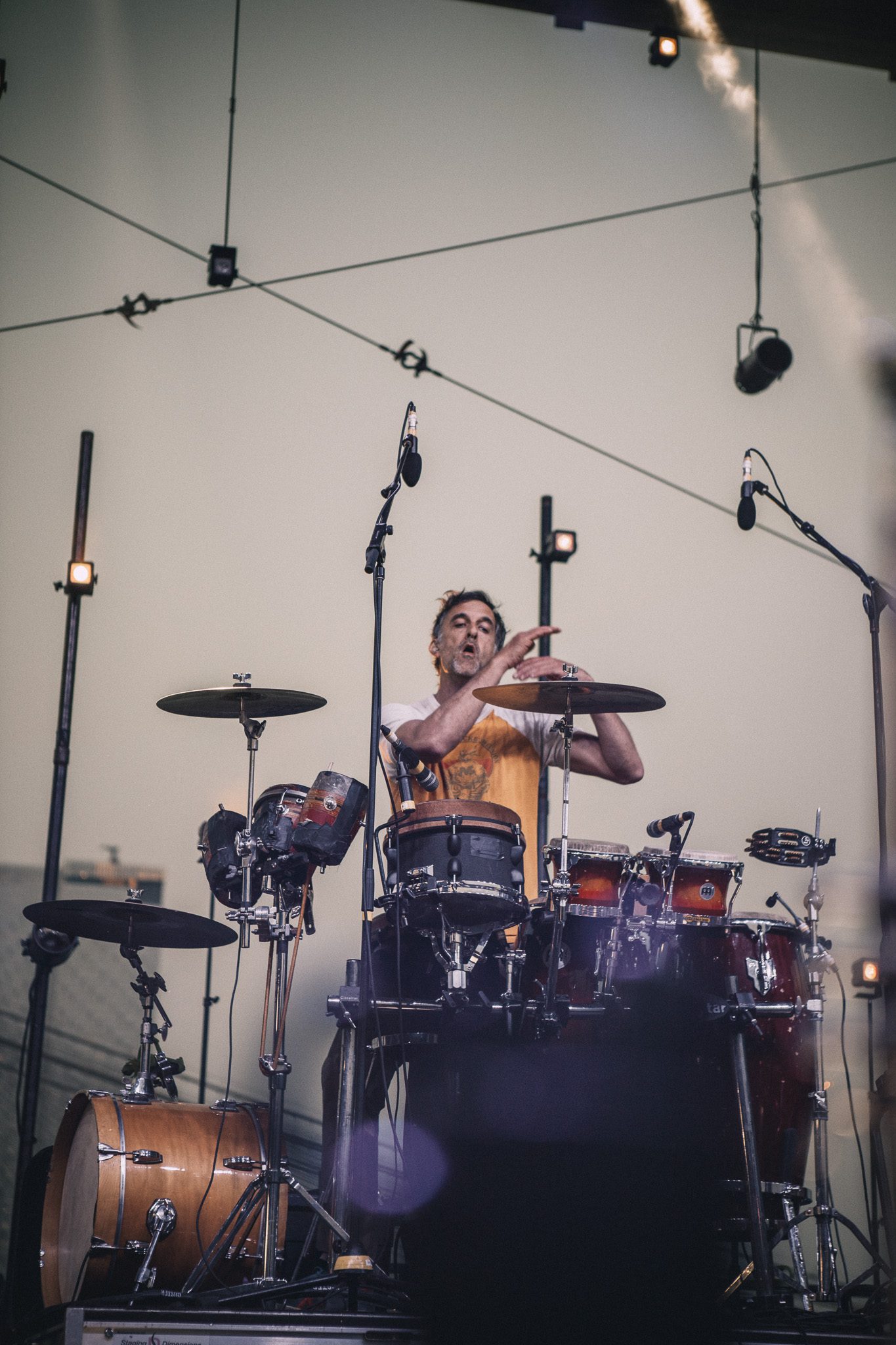 Guster live at Pier 17 in New York City