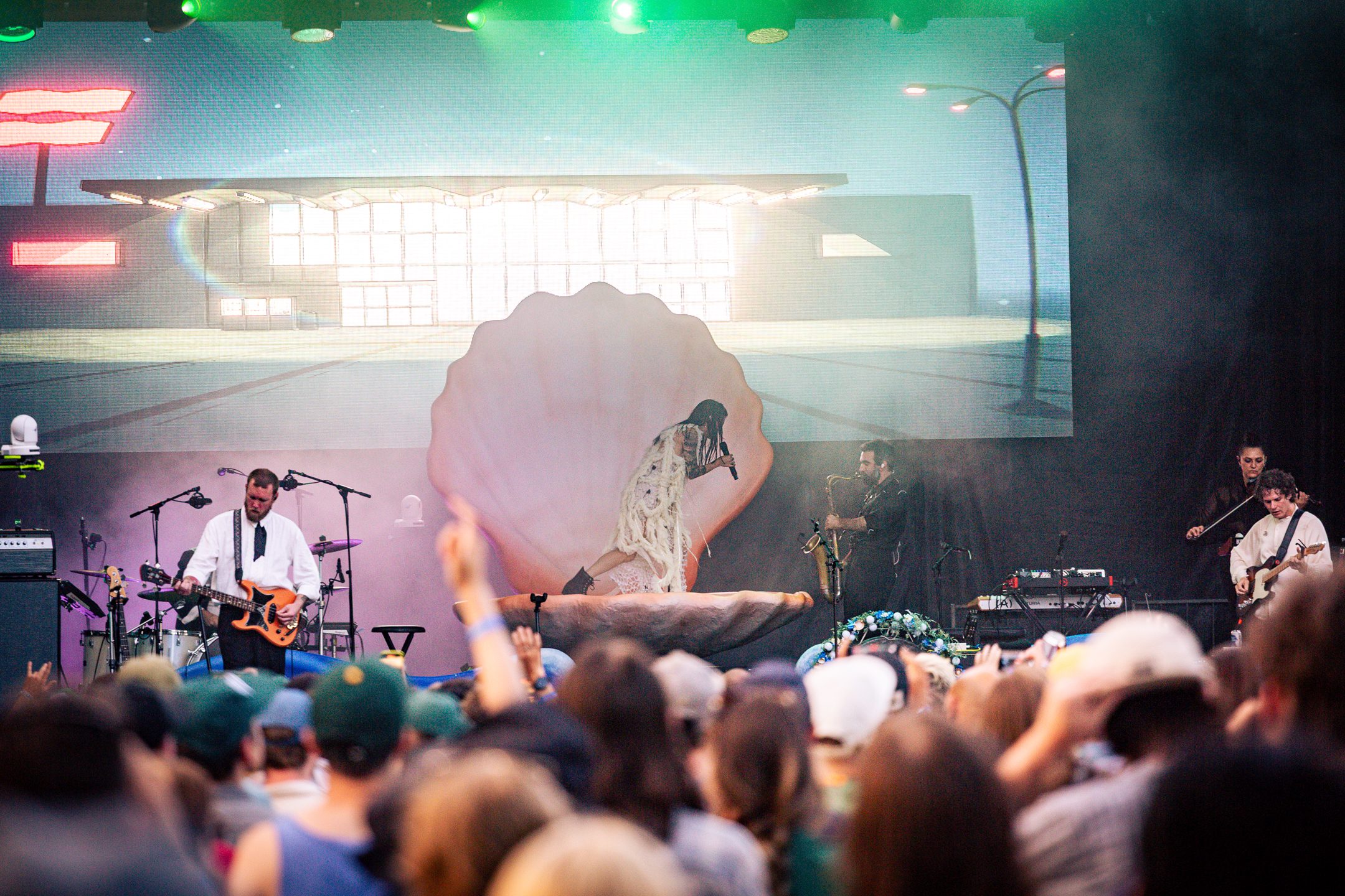 Japanese Breakfast performs at Project Pabst in Portland, Ore. on July 27, 2025.