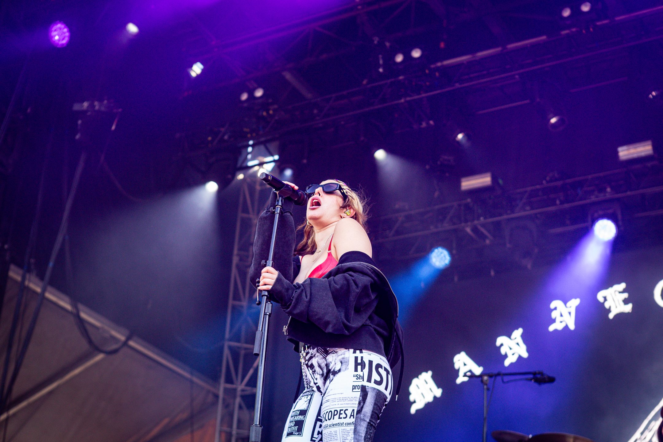 Mannequin Pussy performs at Project Pabst in Portland, Ore. on July 26, 2025.