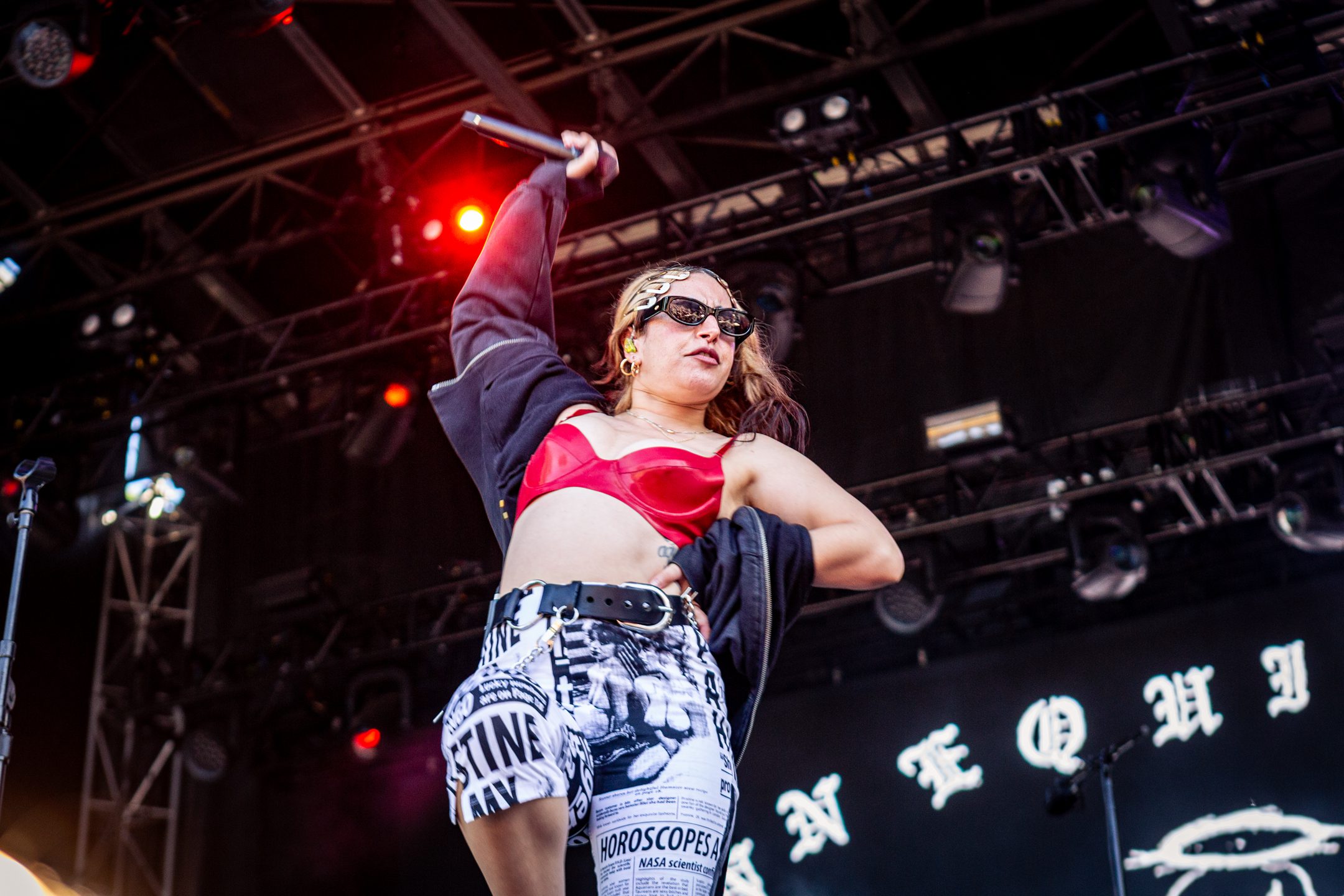 Mannequin Pussy performs at Project Pabst in Portland, Ore. on July 26, 2025.