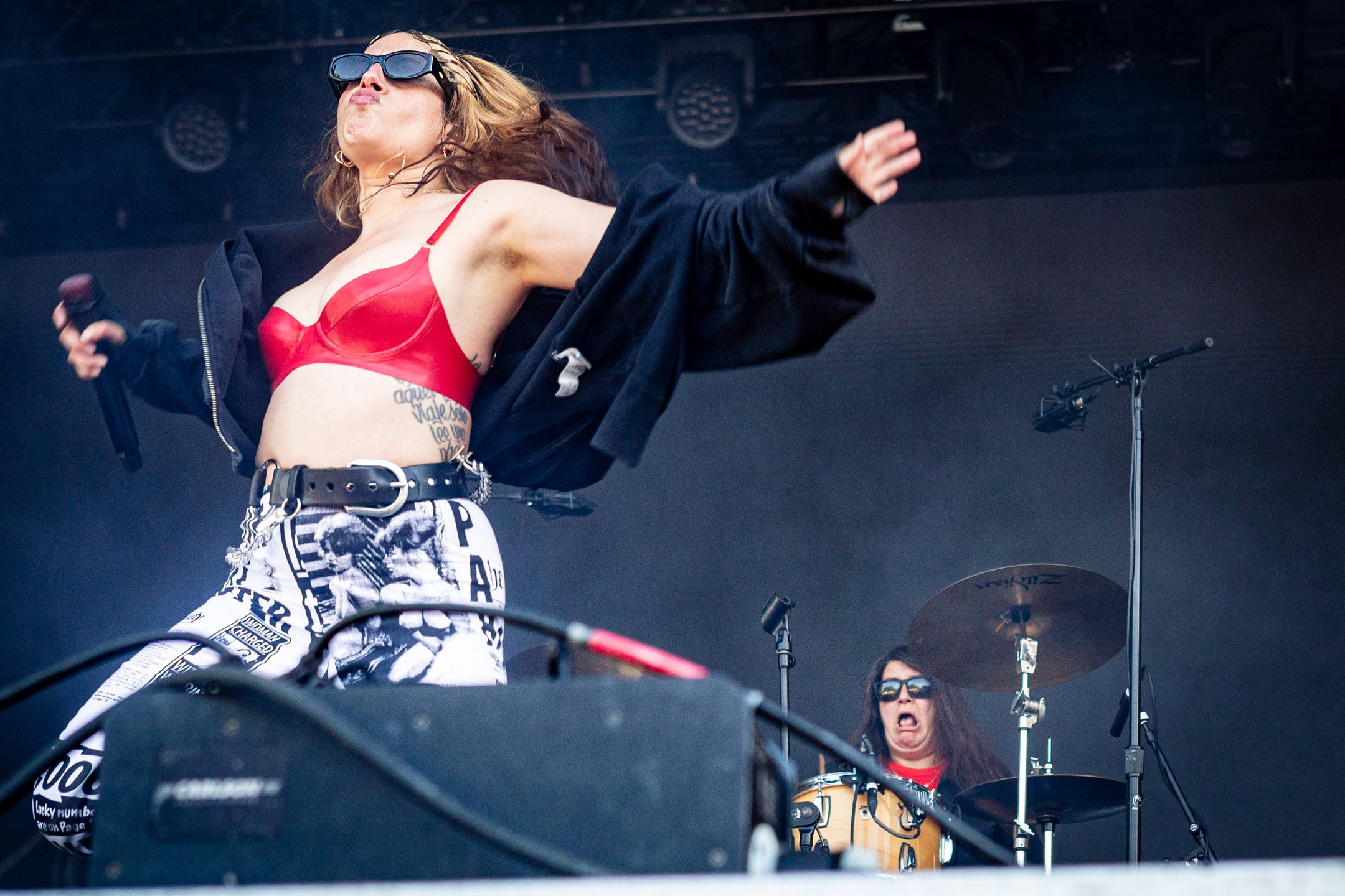 Mannequin Pussy performs at Project Pabst in Portland, Ore. on July 26, 2025.