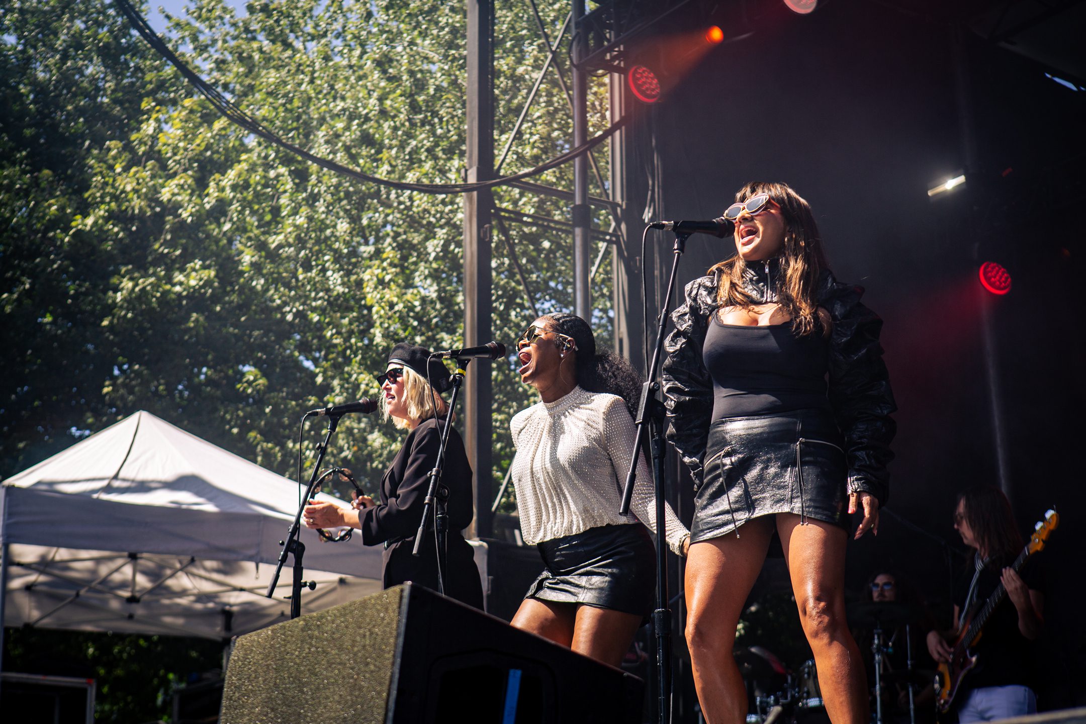 Say She She performs at Project Pabst in Portland, Ore. on July 27, 2025.