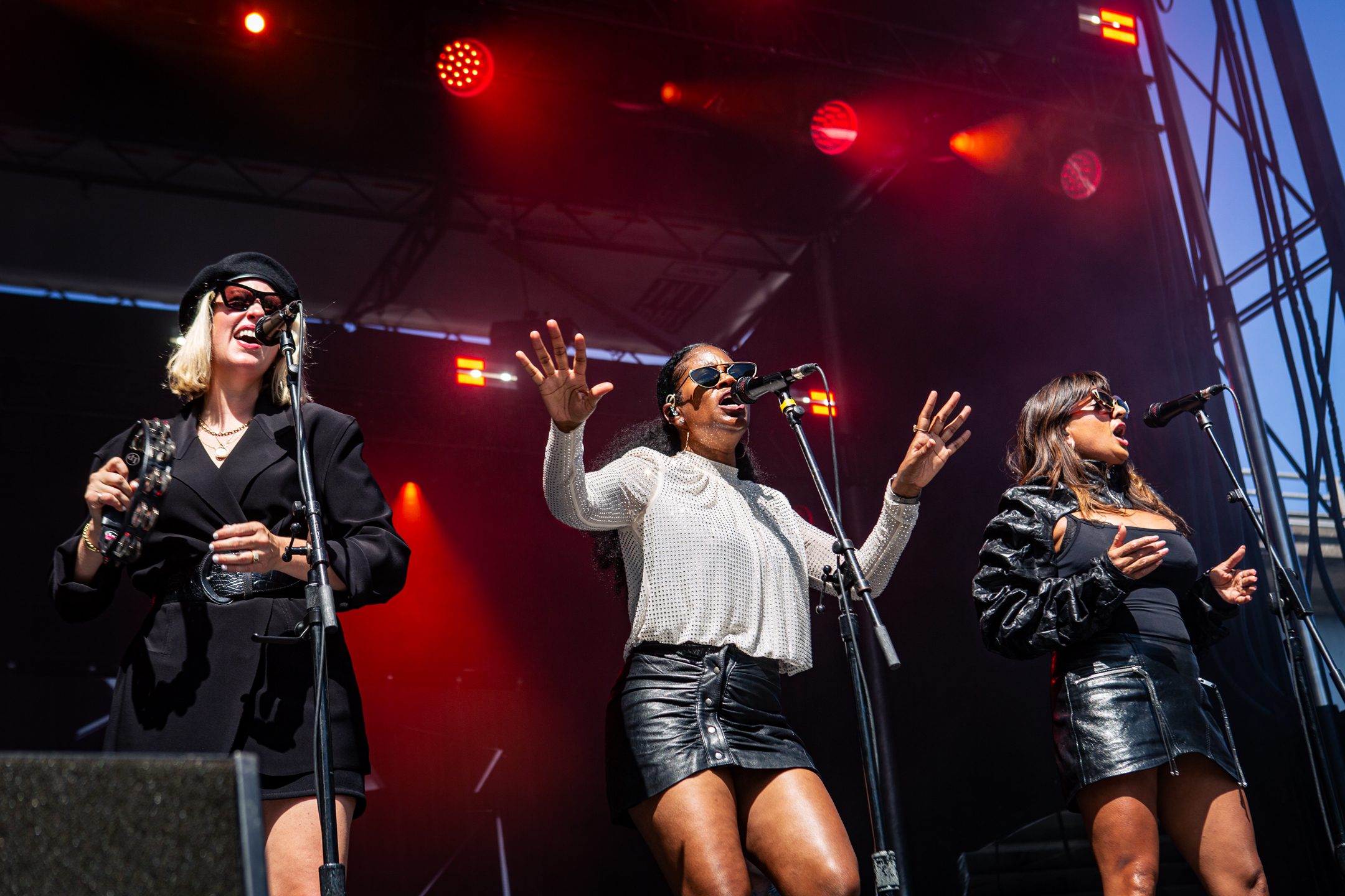 Say She She performs at Project Pabst in Portland, Ore. on July 27, 2025.