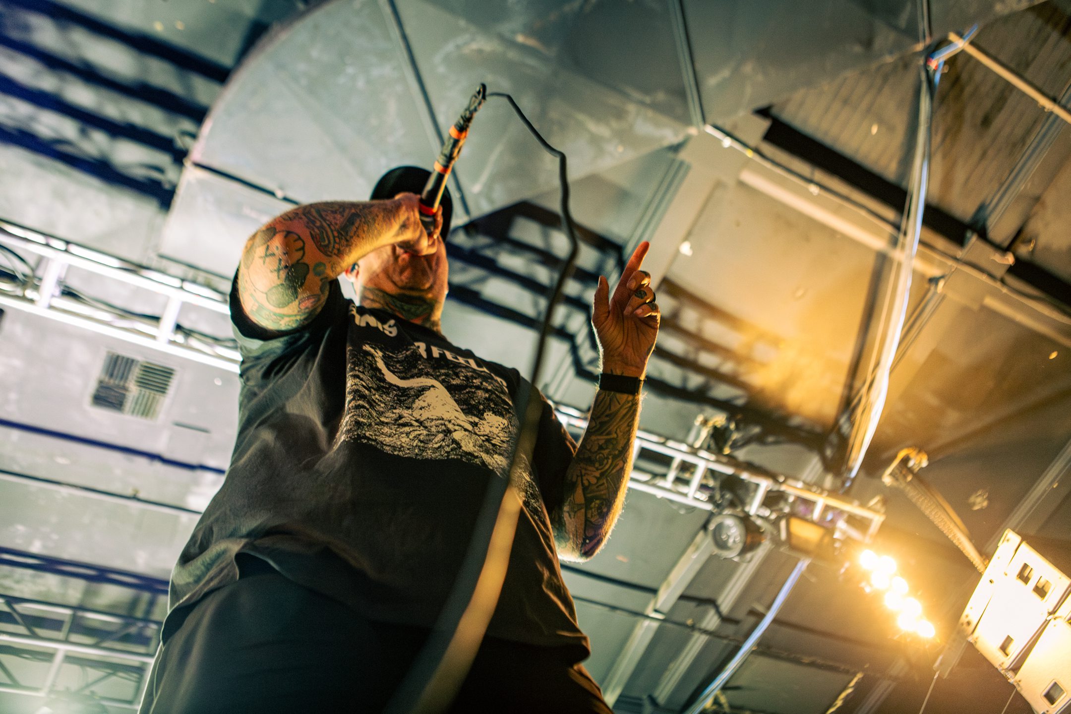 The Acacia Strain perform at the Roseland Theater in Portland, Ore. on August 6, 2025.