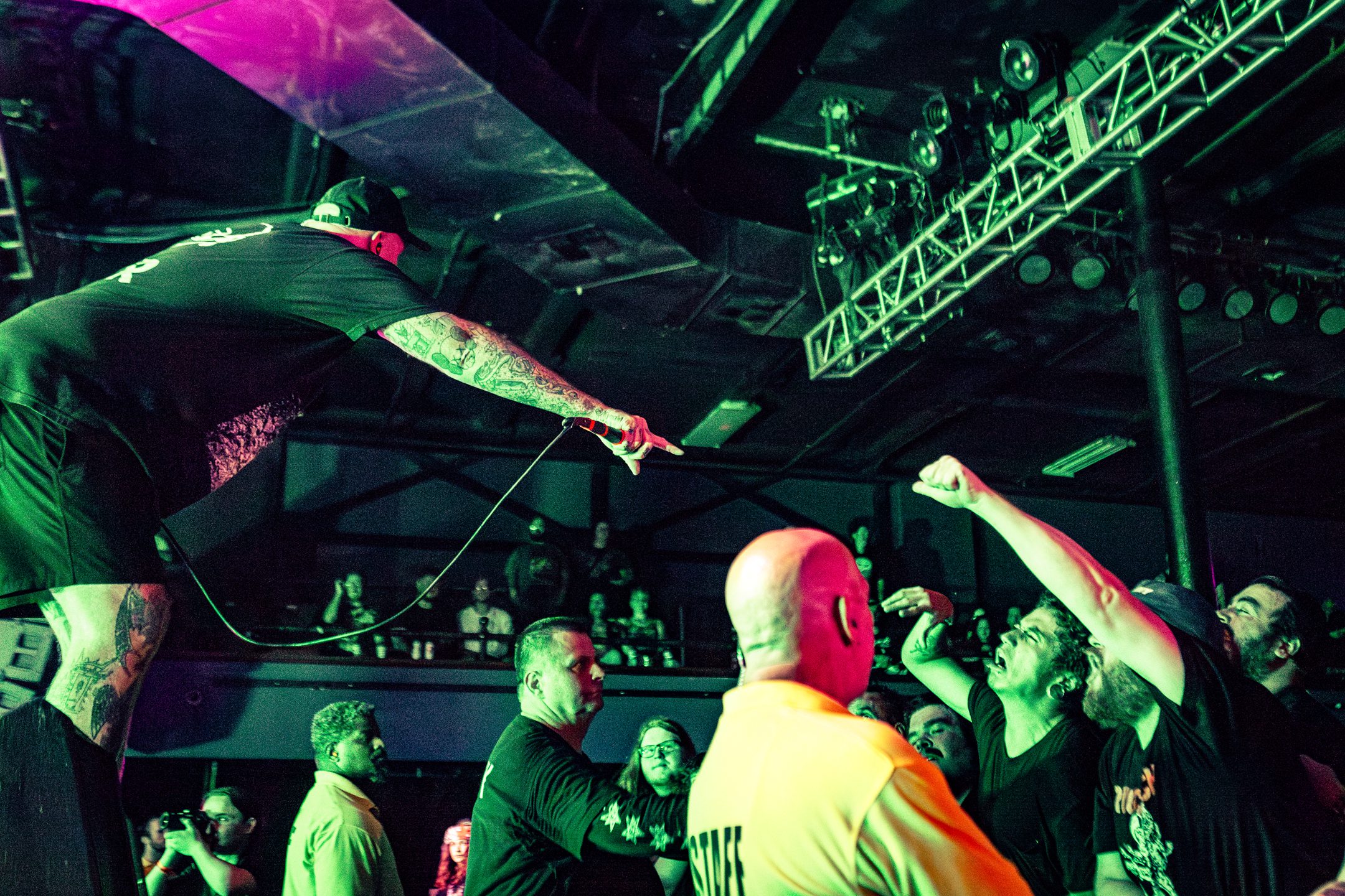 The Acacia Strain perform at the Roseland Theater in Portland, Ore. on August 6, 2025.