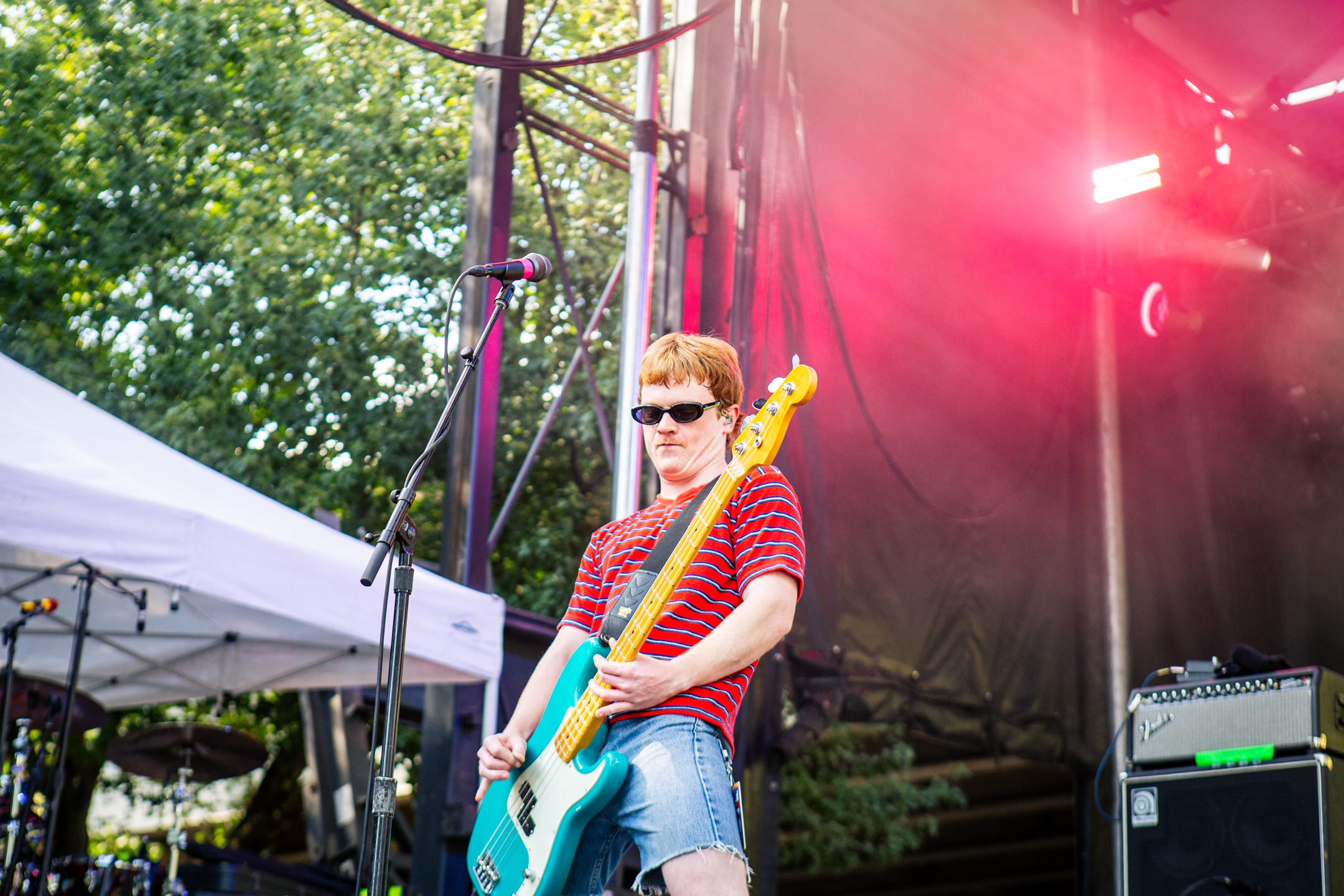 The Exploding Hearts perform at Project Pabst in Portland, Ore. on July 26, 2025.