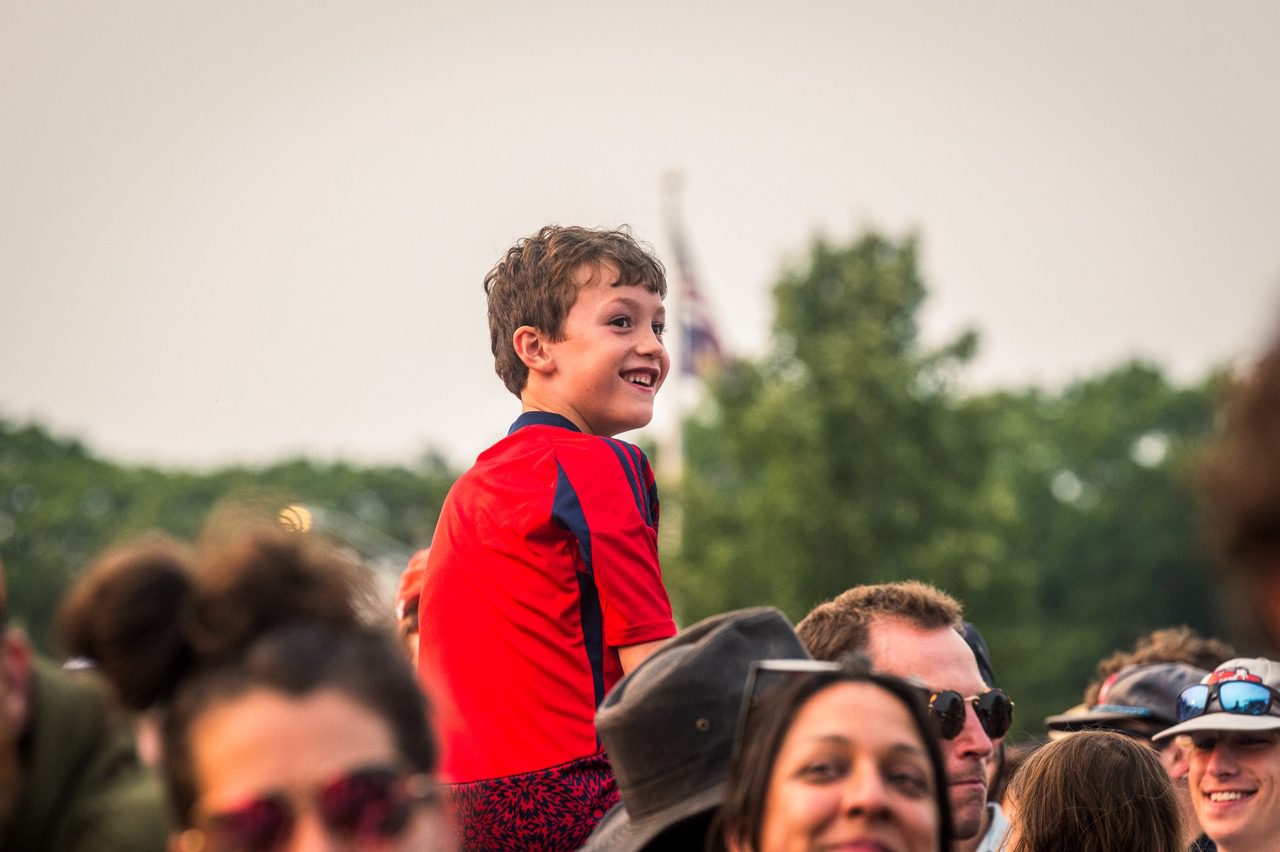 Crowd at Back Cove Music Festival