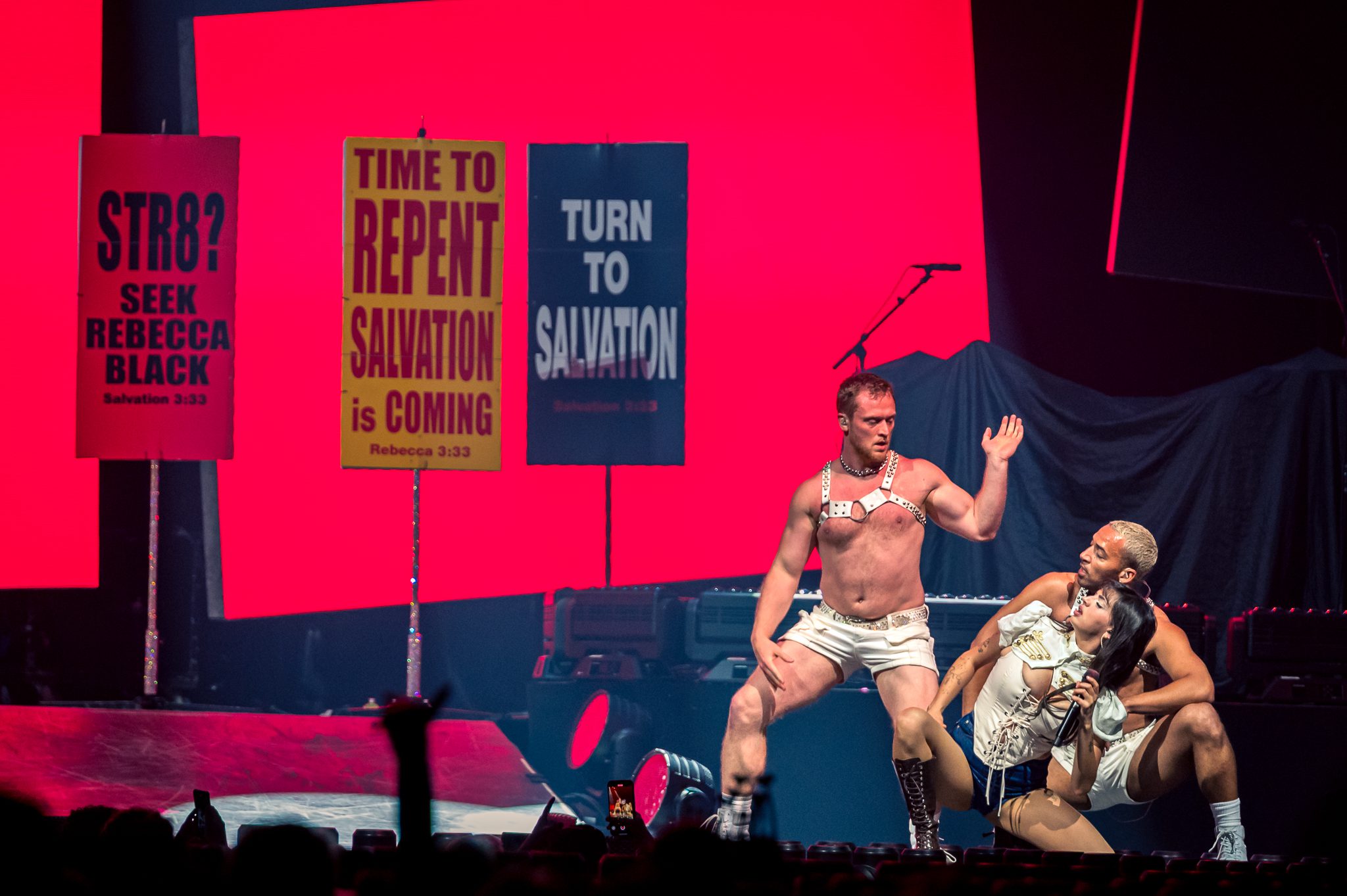 Rebecca Black at TD Garden in Boston