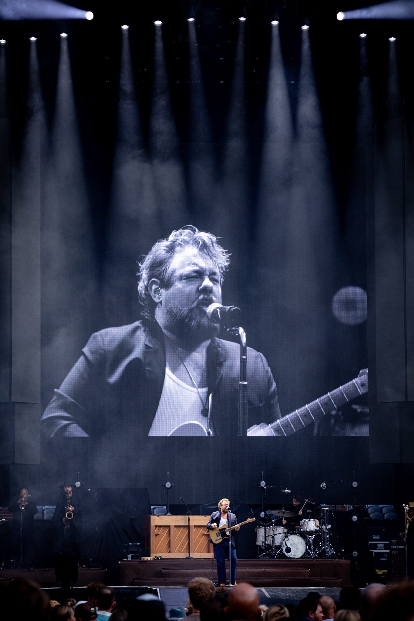 Nathaniel Rateliff live at Empower Stadium in Denver, Colorado