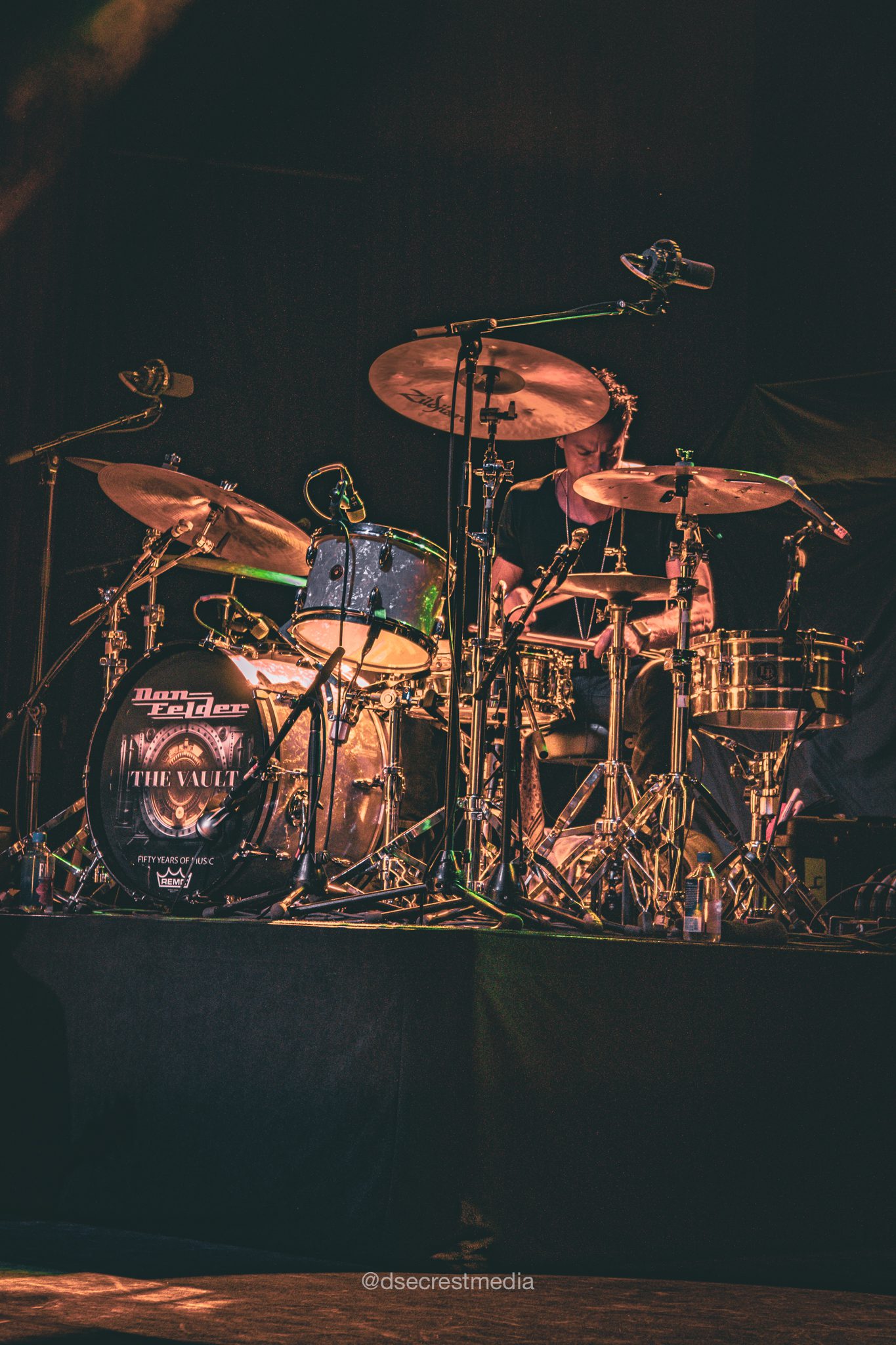 Don Felder live at Blossom Music Center in Cuyahoga Falls, Ohio on "Brotherhood of Rock Tour" 