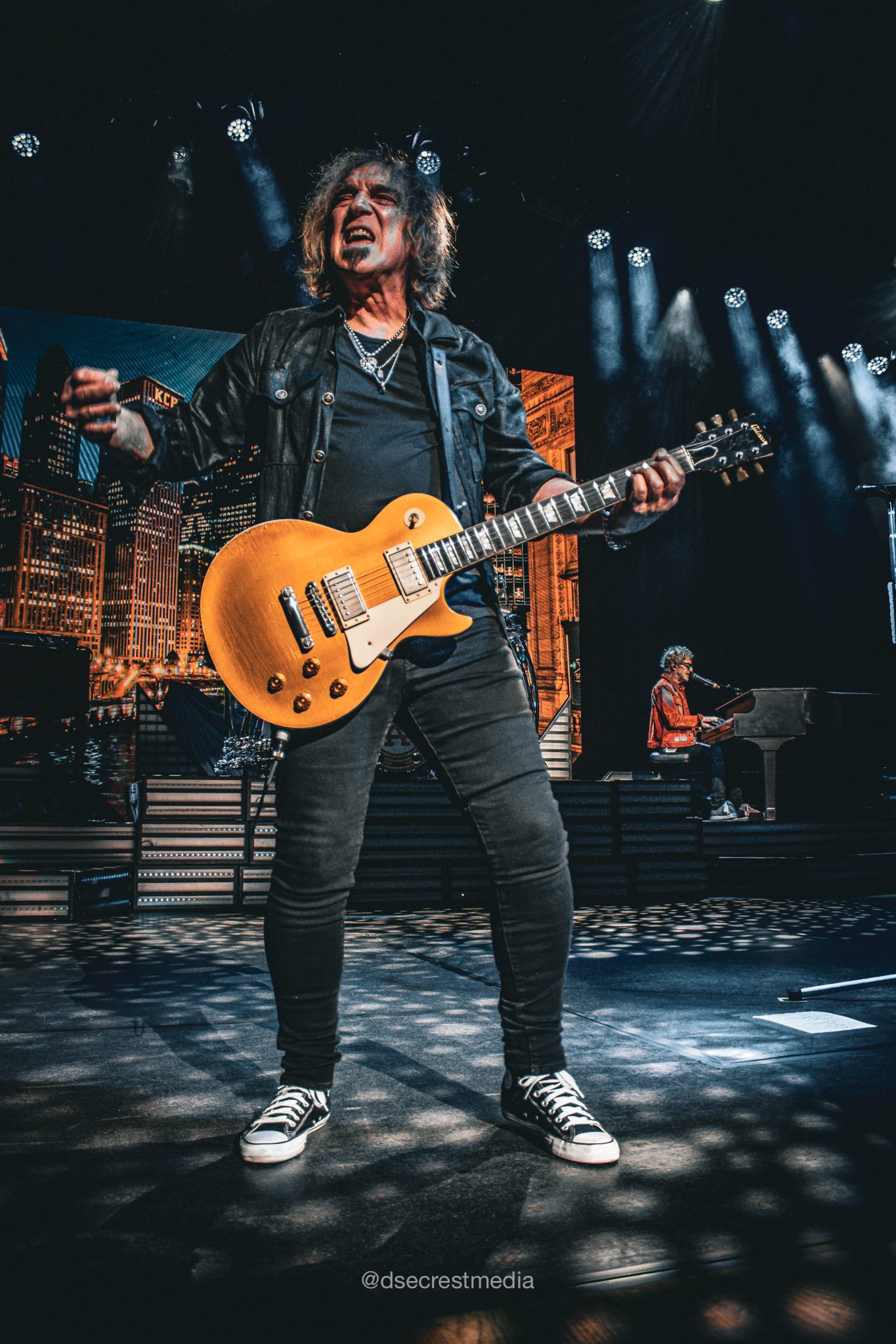 Kevin Cronin Band live at Blossom Music Center in Cuyahoga Falls, Ohio on "Brotherhood of Rock Tour" 