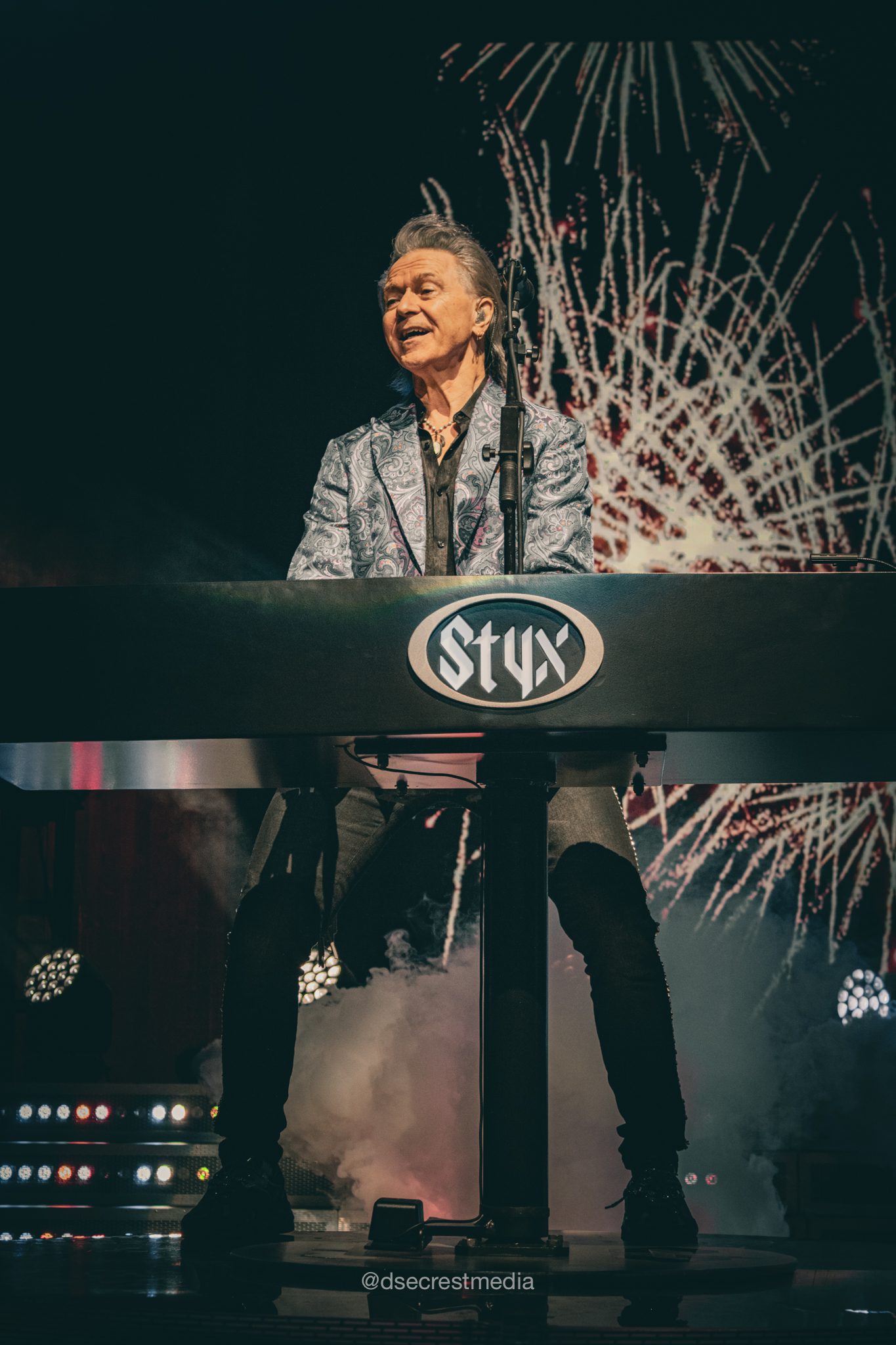 STYX live at Blossom Music Center in Cuyahoga Falls, Ohio on "Brotherhood of Rock Tour"