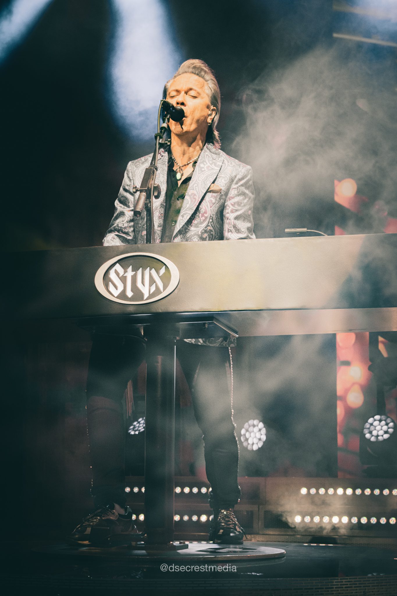 STYX live at Blossom Music Center in Cuyahoga Falls, Ohio on "Brotherhood of Rock Tour"