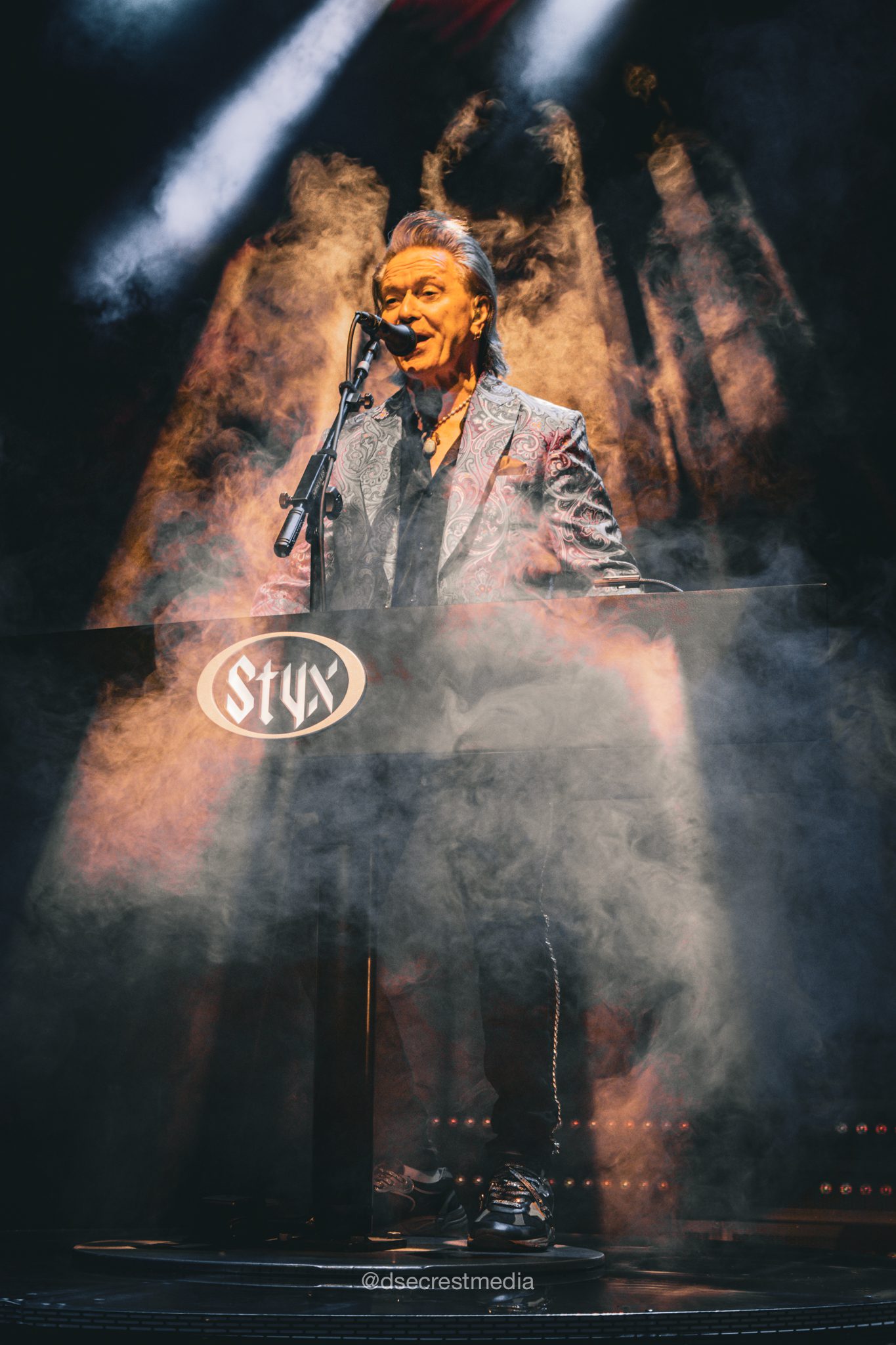 STYX live at Blossom Music Center in Cuyahoga Falls, Ohio on "Brotherhood of Rock Tour"