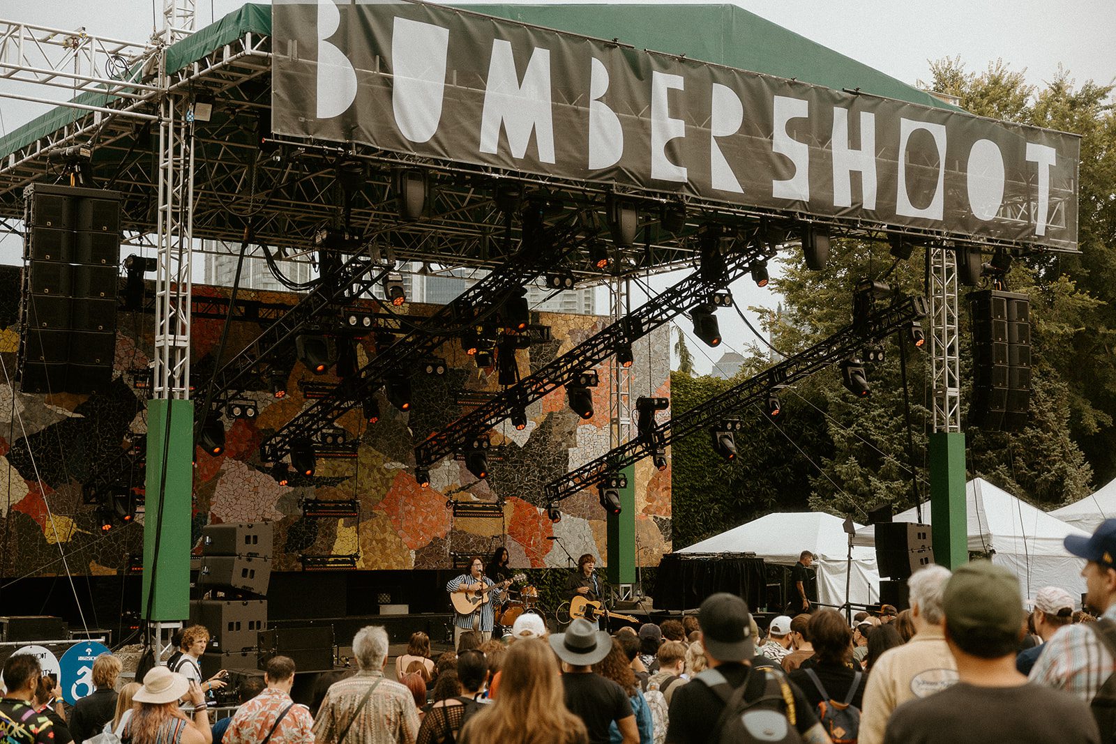 Indie pop Hey, Nothing live at Bumbershoot in Seattle 2025