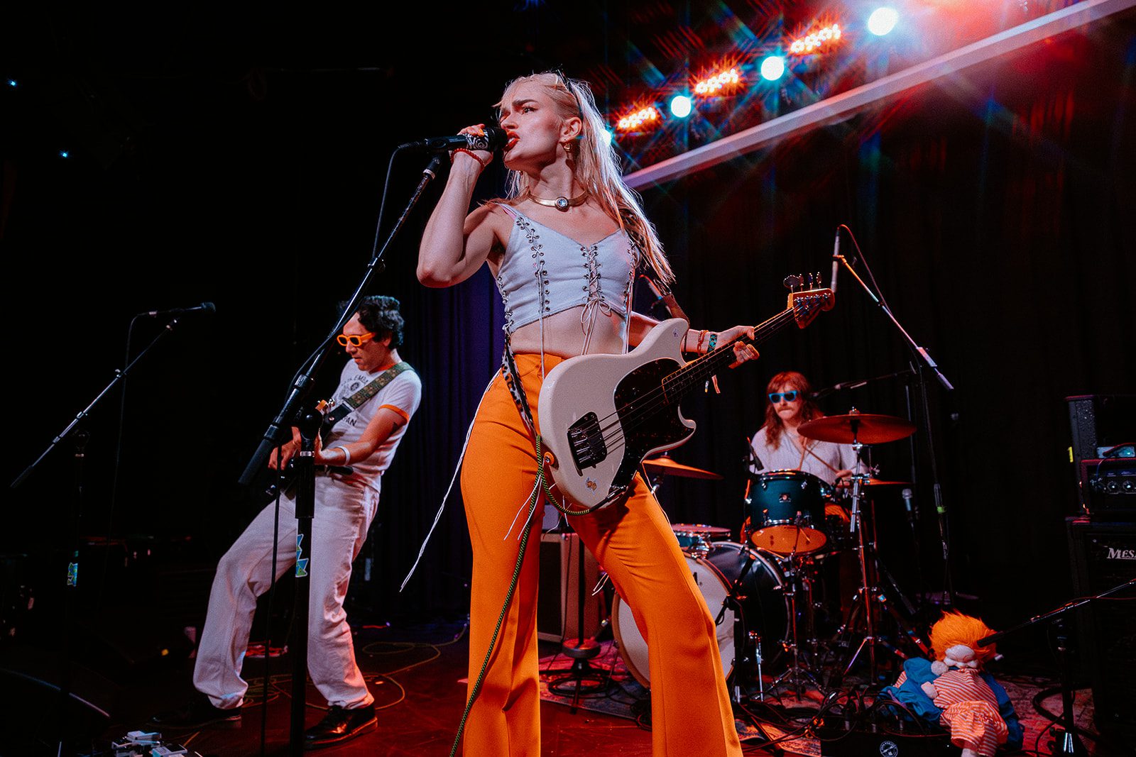 Seattle garage glam rock Biblioteka live at Bumbershoot Festival 2025