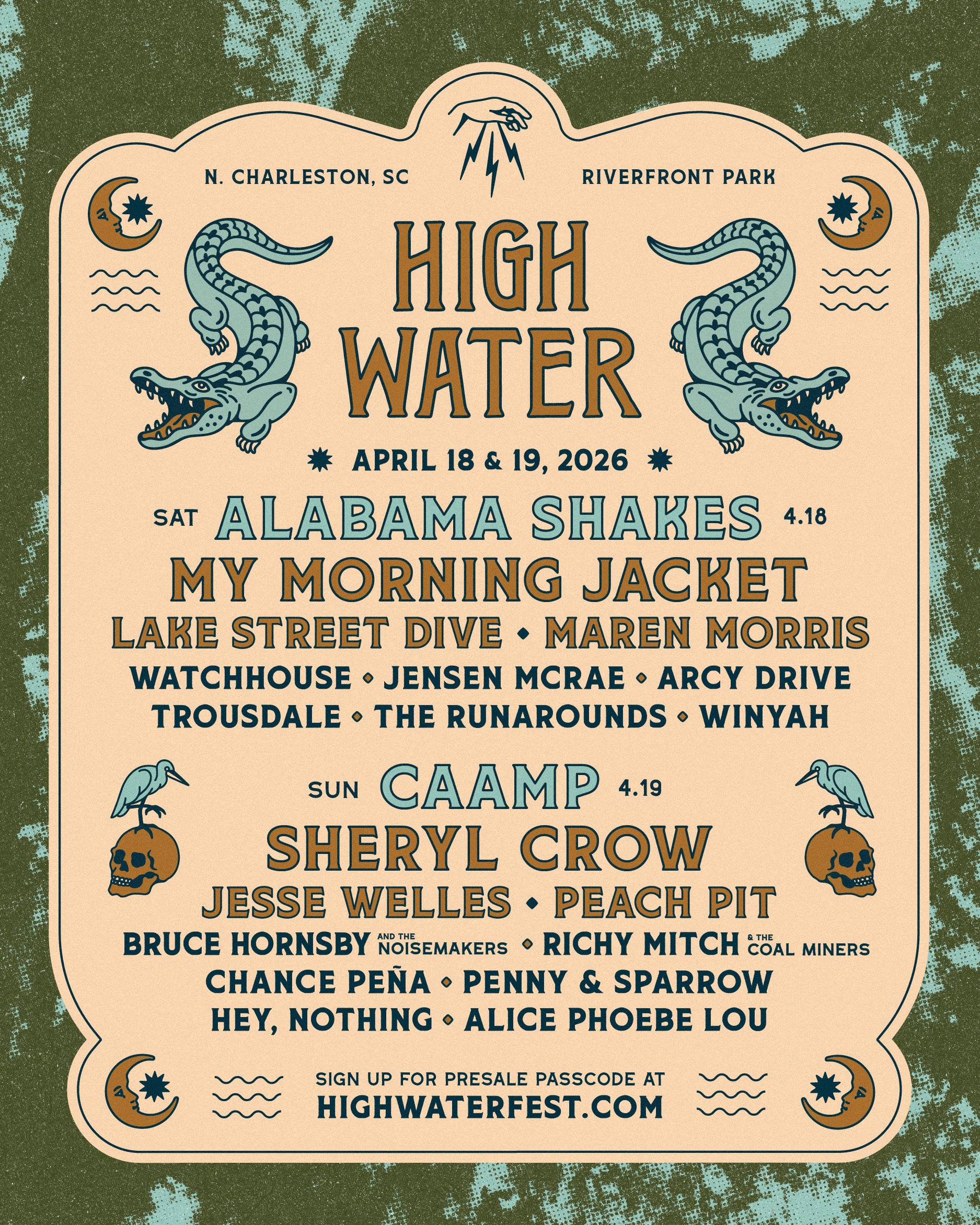 High Water Festival announces 2026 lineup! Alabama Shakes, Caamp, Sheryl Crow, and More!