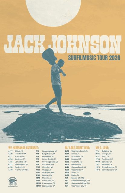 Jack Johnson 2026 tour