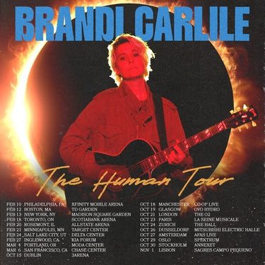 Brandi Carlile confirms “The Human Tour” with arena shows across North America, the U.K., and Europe