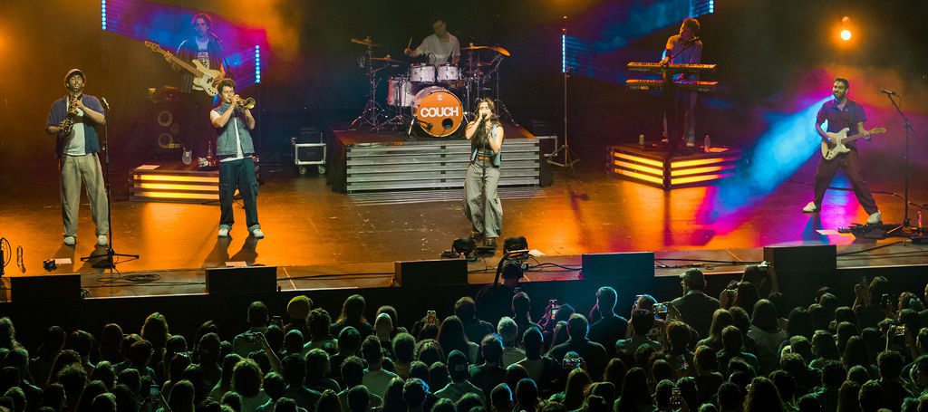 Couch at Roadrunner Boston