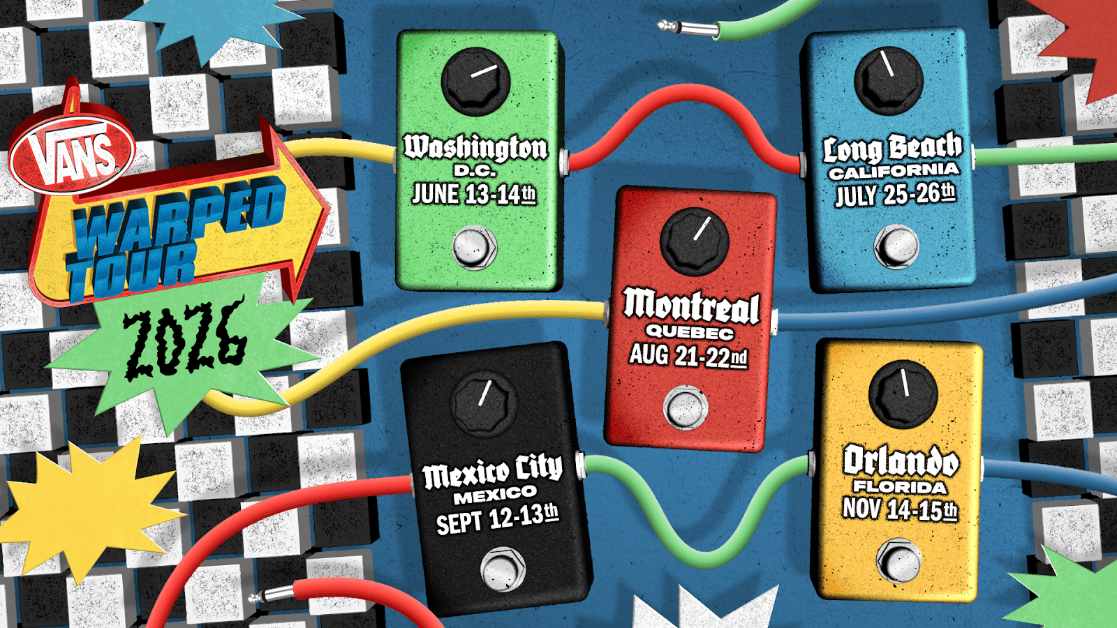 VANS WARPED TOUR 2026 EXPANDS GLOBALLY!