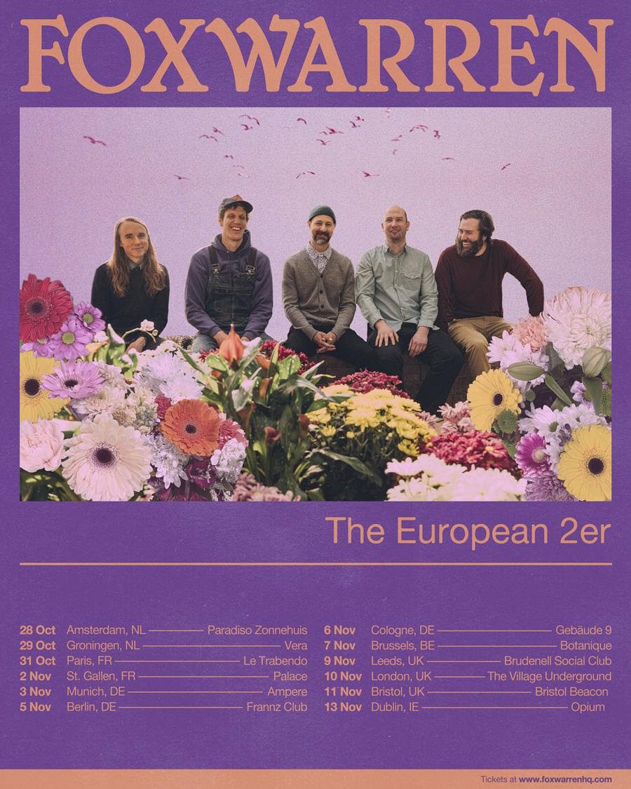 Andy Shauf’s Foxwarren are heading out on debut UK/EU tour following the release of new album, 2
