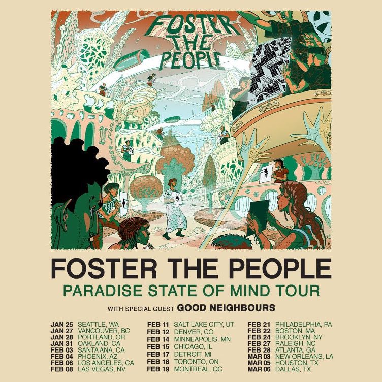 Good Neighbours to support Foster the People on Paradise State of Mind Tour, debut EP out now