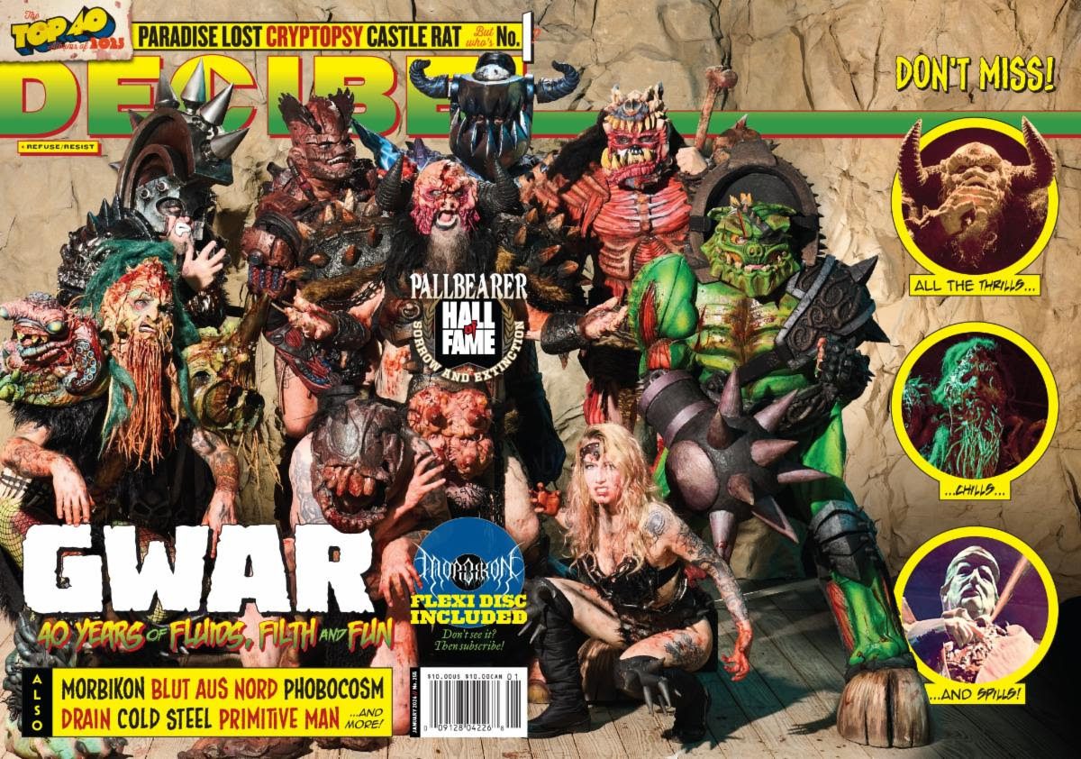 GWAR concludes their “The Return of Gor Gor” tour as Decibel magazine unveils their January 2026 cover and new documentary