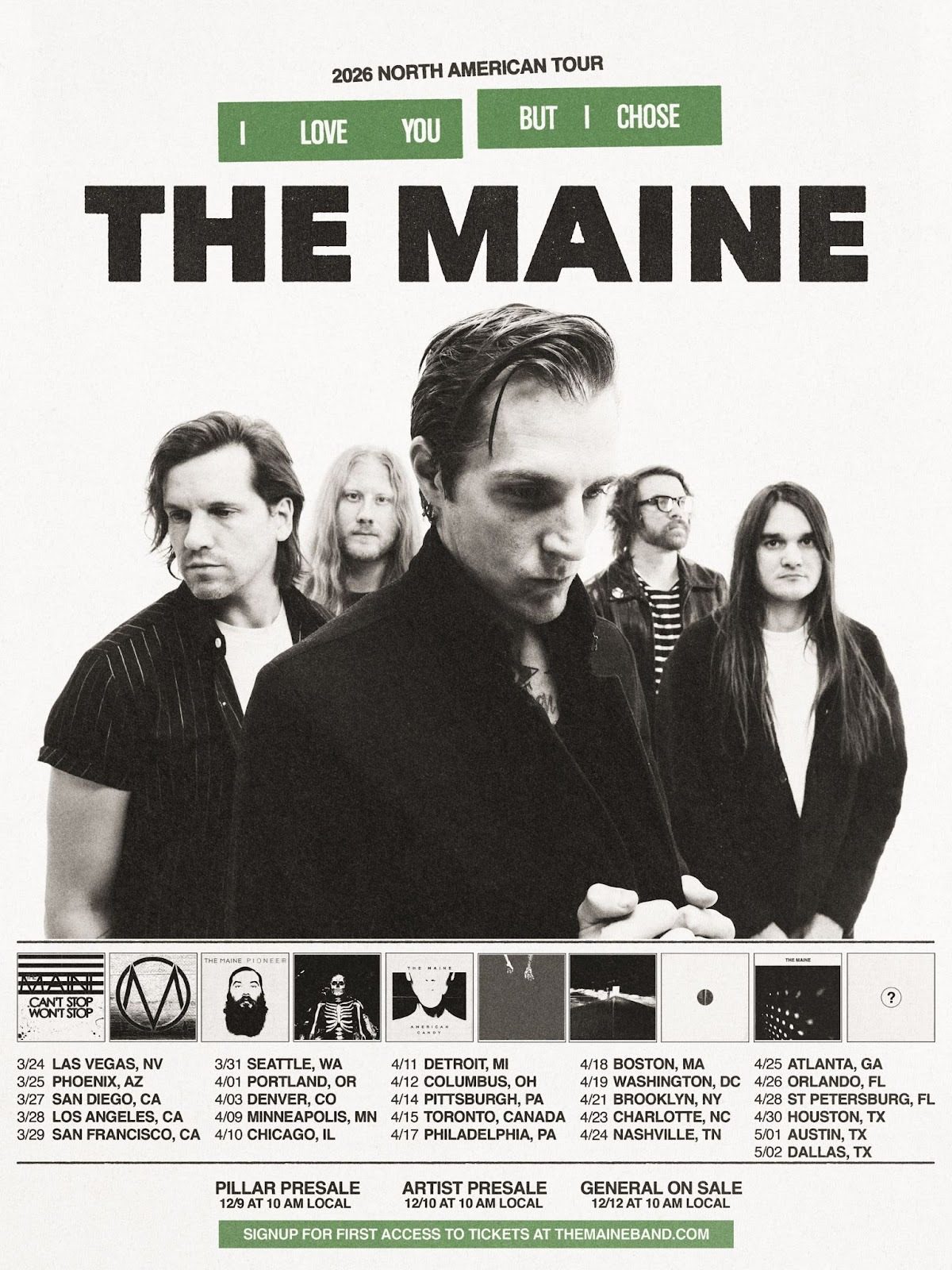 The Maine announces first headlining tour in two years, 10th album in the works