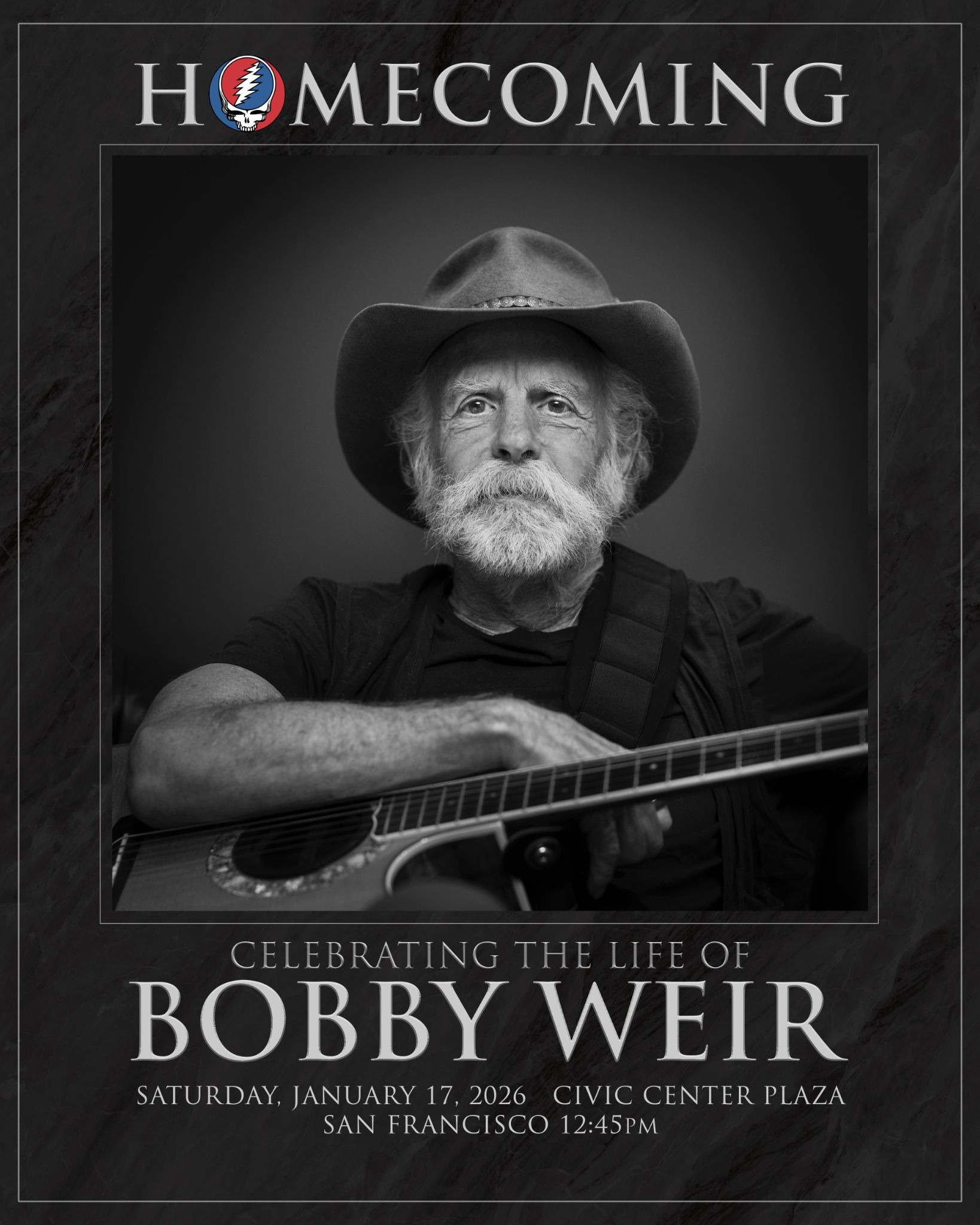 Celebration of life for Bob Weir in the heart of the dead