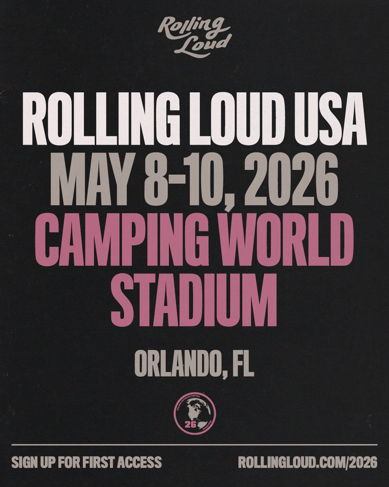 Rolling Loud announces U.S. festival set for May 8-10, 2026, in Orlando, FL