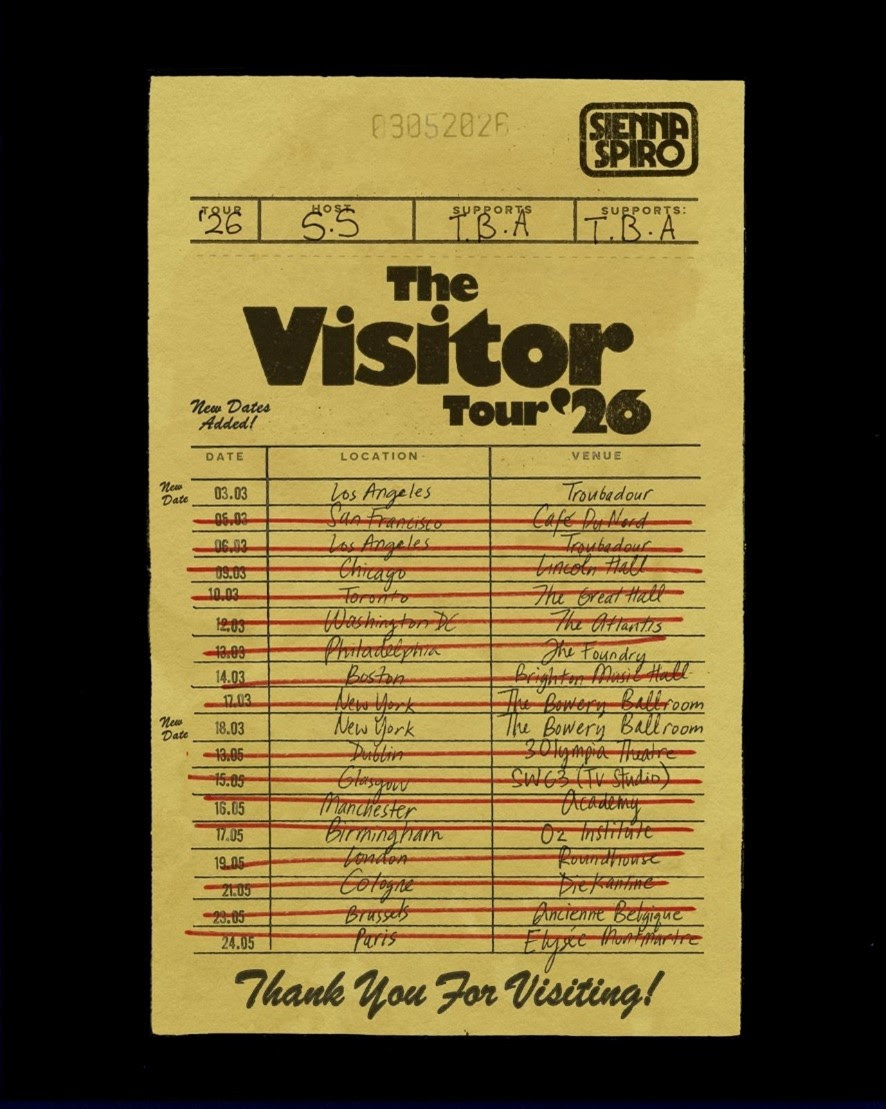 Sienna Spiro The Visitor Tour '26