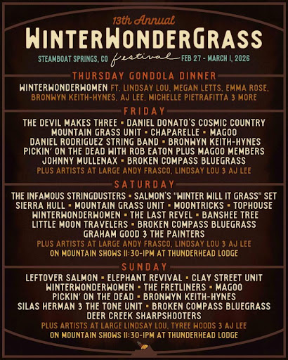 WonderWonderGrass 2026 Lineup