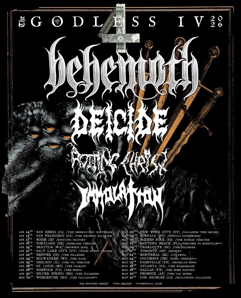 Behemoth "The Godless IV Tour"