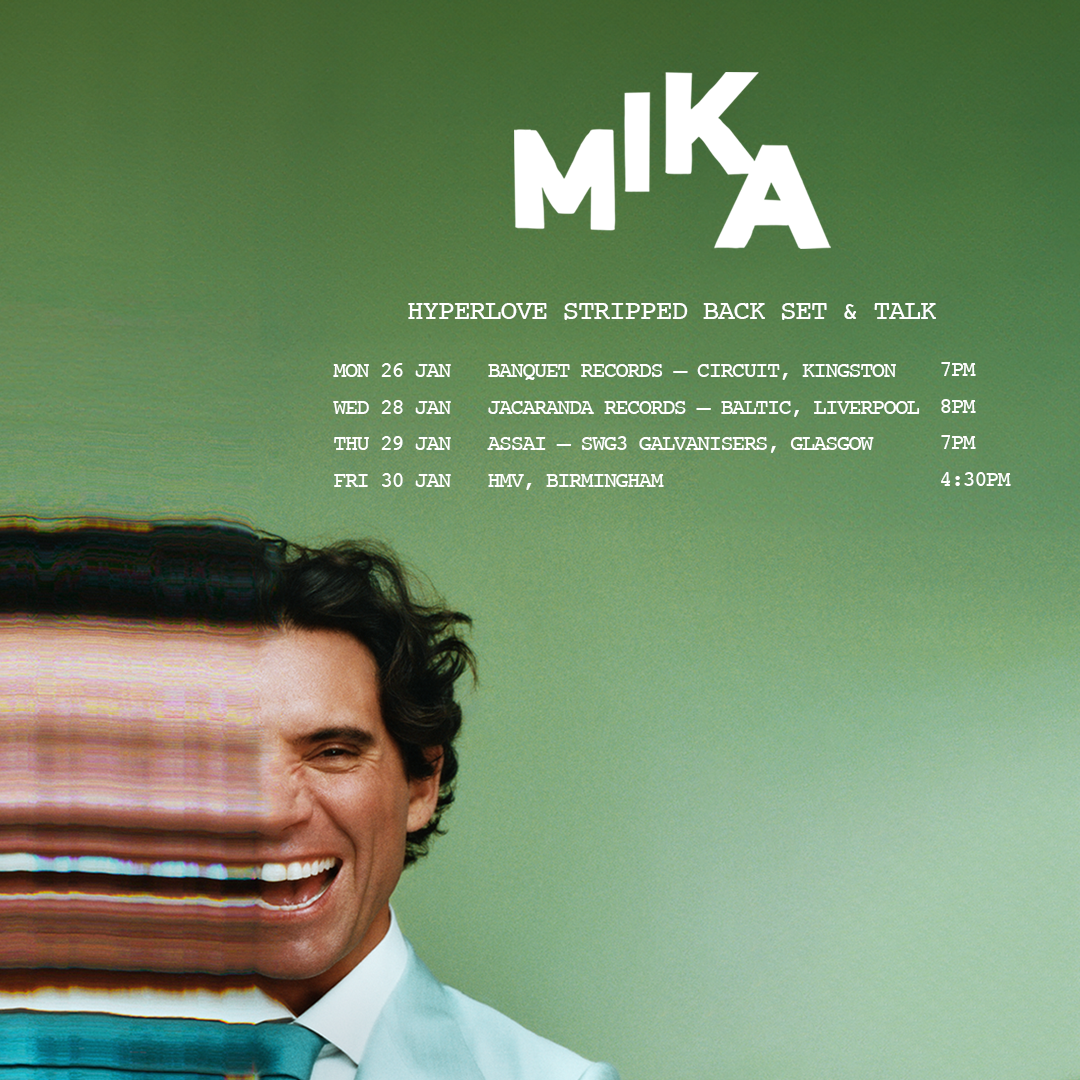 MIKA to release new album ‘Hyperlove’ on January 23, announces run of intimate stripped back sets