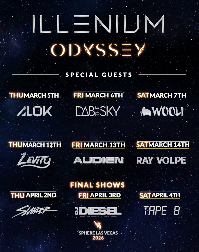 Illenium Odyssey The Sphere Las Vegas