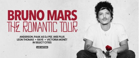 Bruno Mars The Romantic Tour