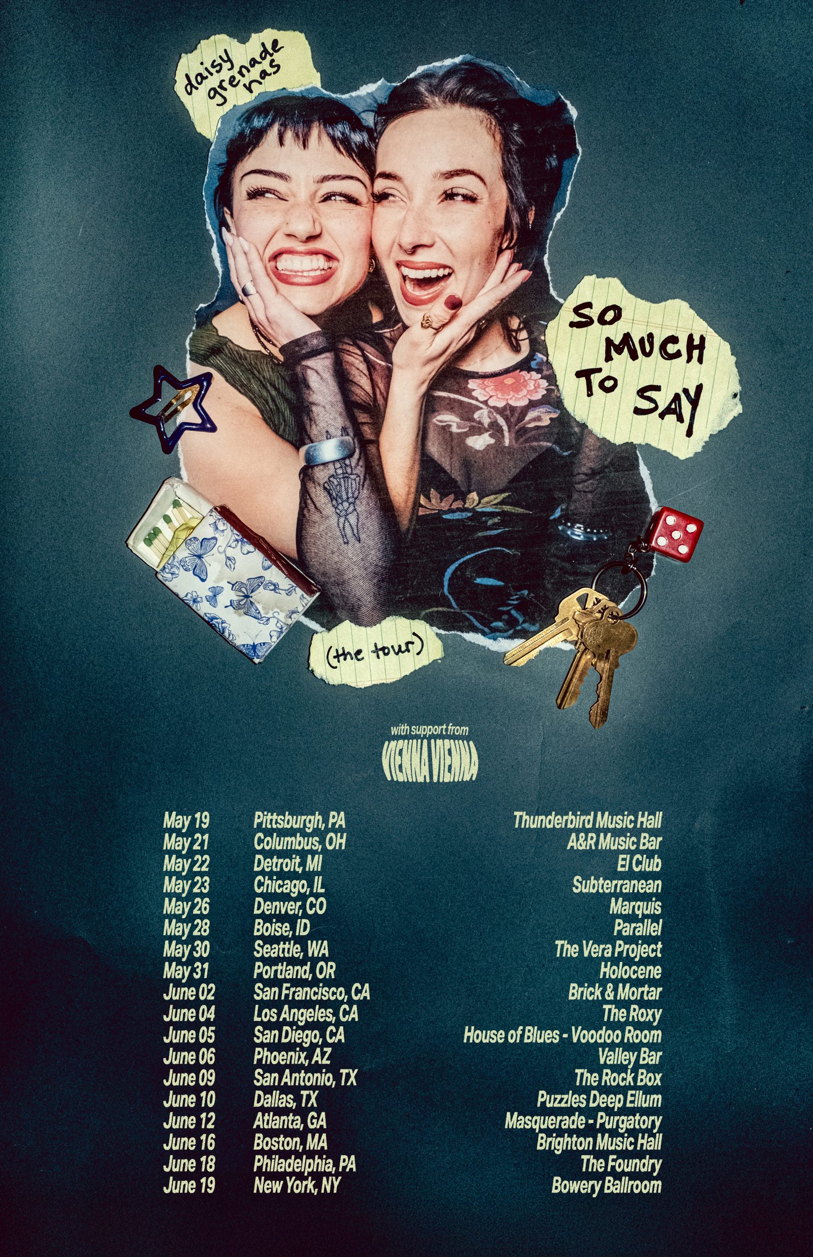 Daisy Grenade has so much to say (the tour)