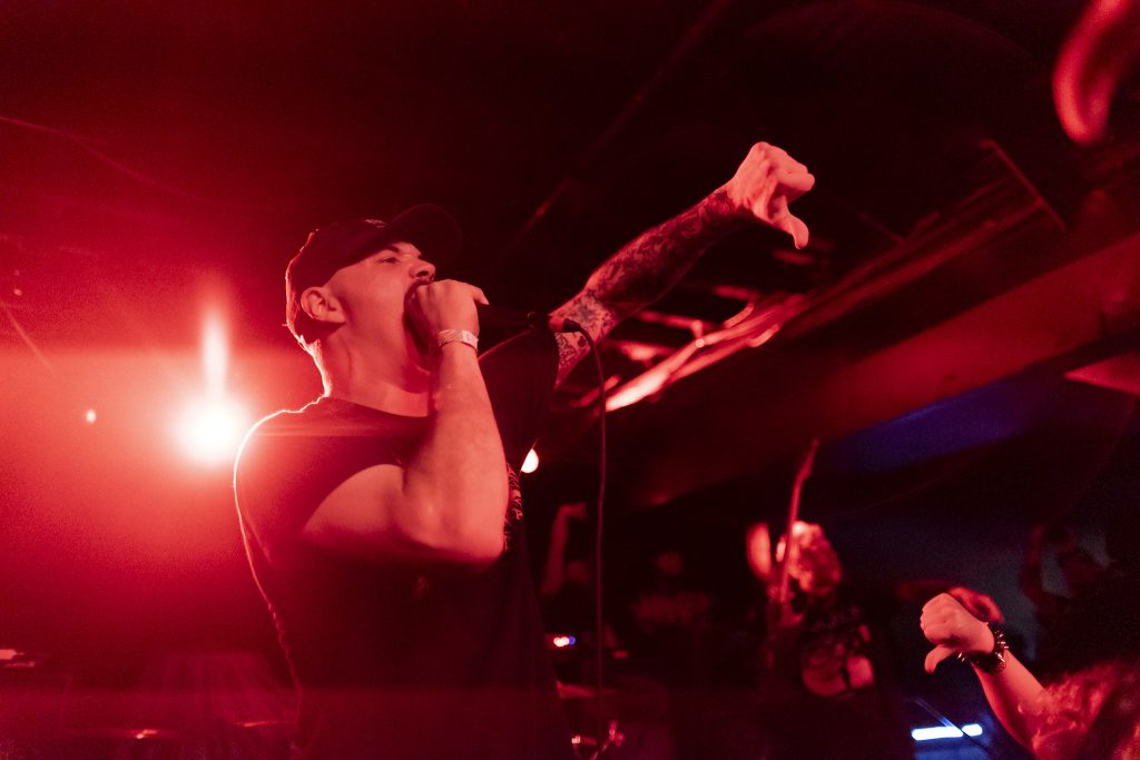 performing live at Marquis Theater in Denver supporting Left To Suffer