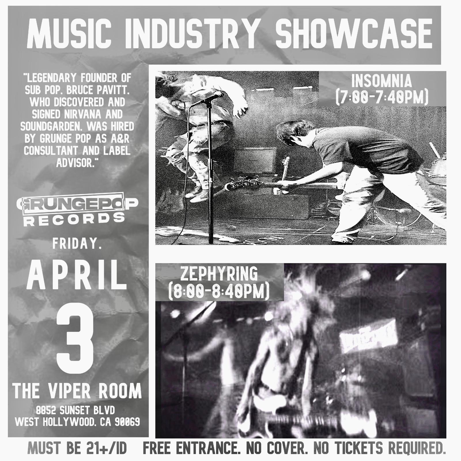 Grunge Pop Records hosts Music Industry Showcase!