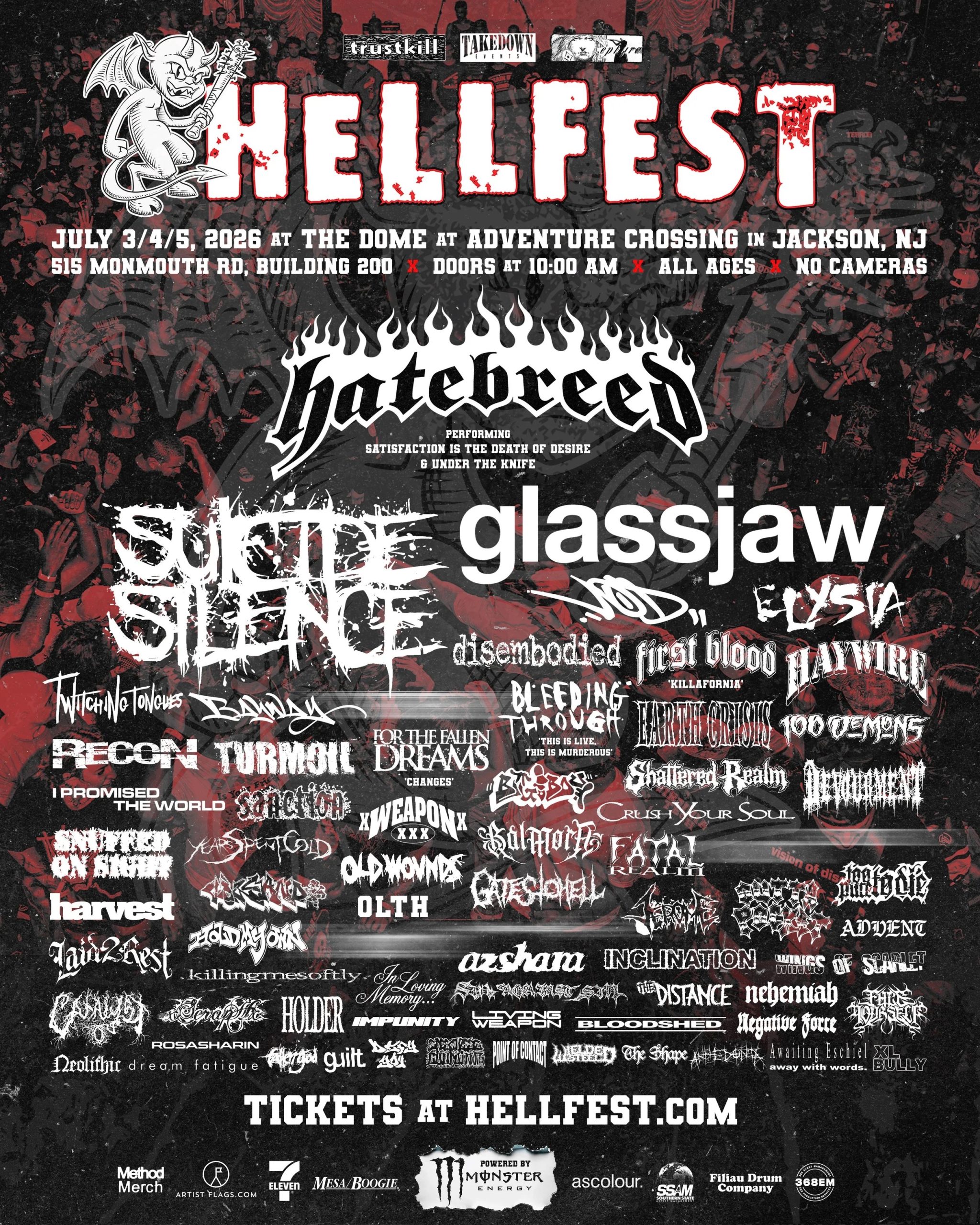 20 years later, Hellfest is back and bringing in the crowds with 60+ hardcore and metal bands you should be listening to