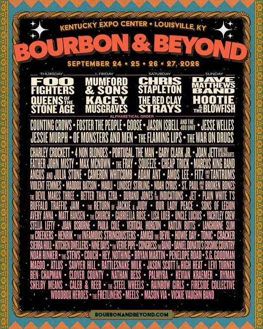 Bourbon & Beyond Festival Lineup