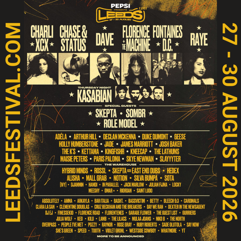Leeds Festival 2026 lineup