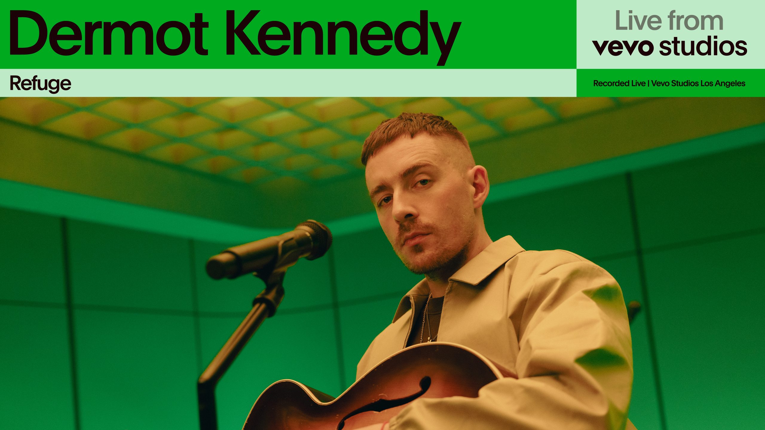 Dermot Kennedy: “Refuge” performance live from Vevo Studio