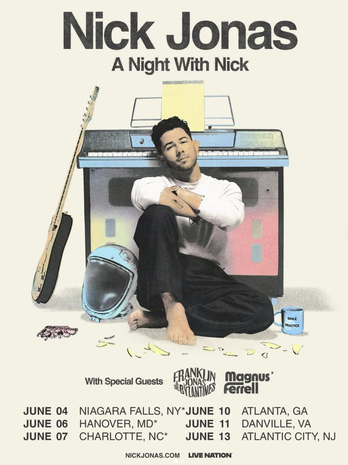 “A Night with Nick Jonas” — or rather, six nights: the quiet reinvention of touring